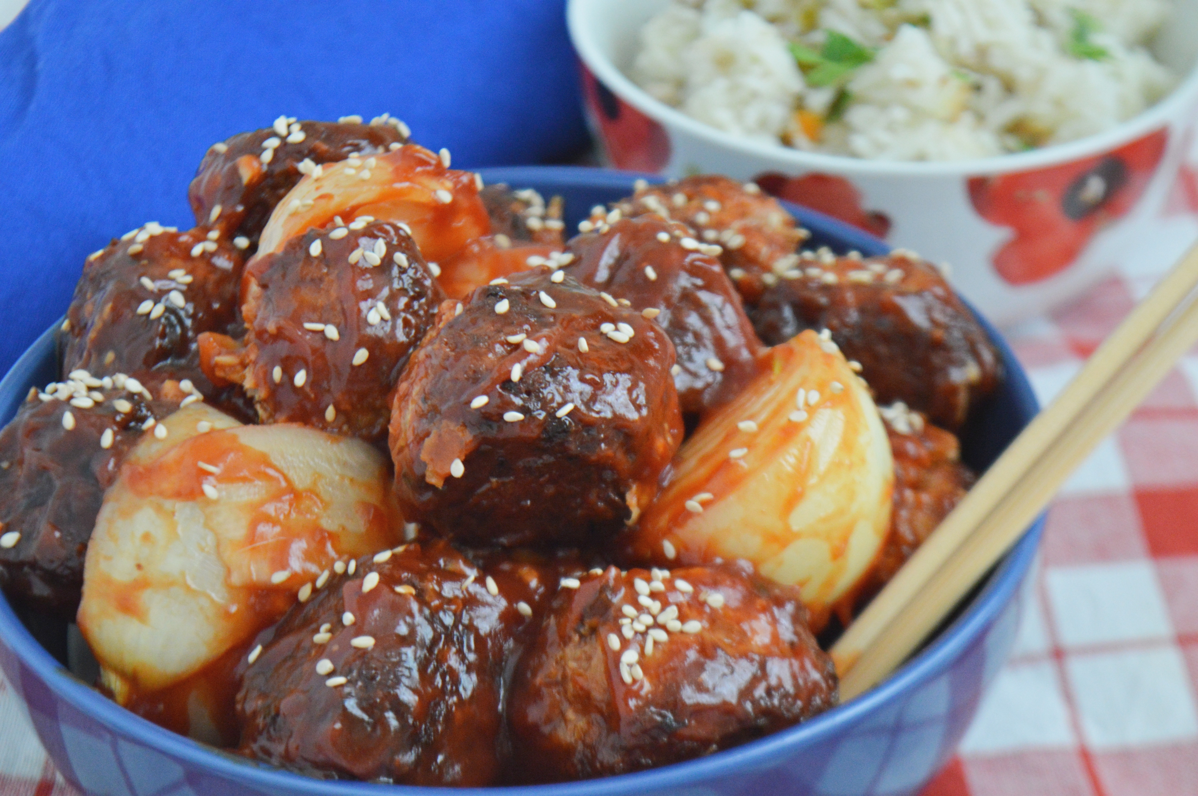 Sticky Asian Meatballs