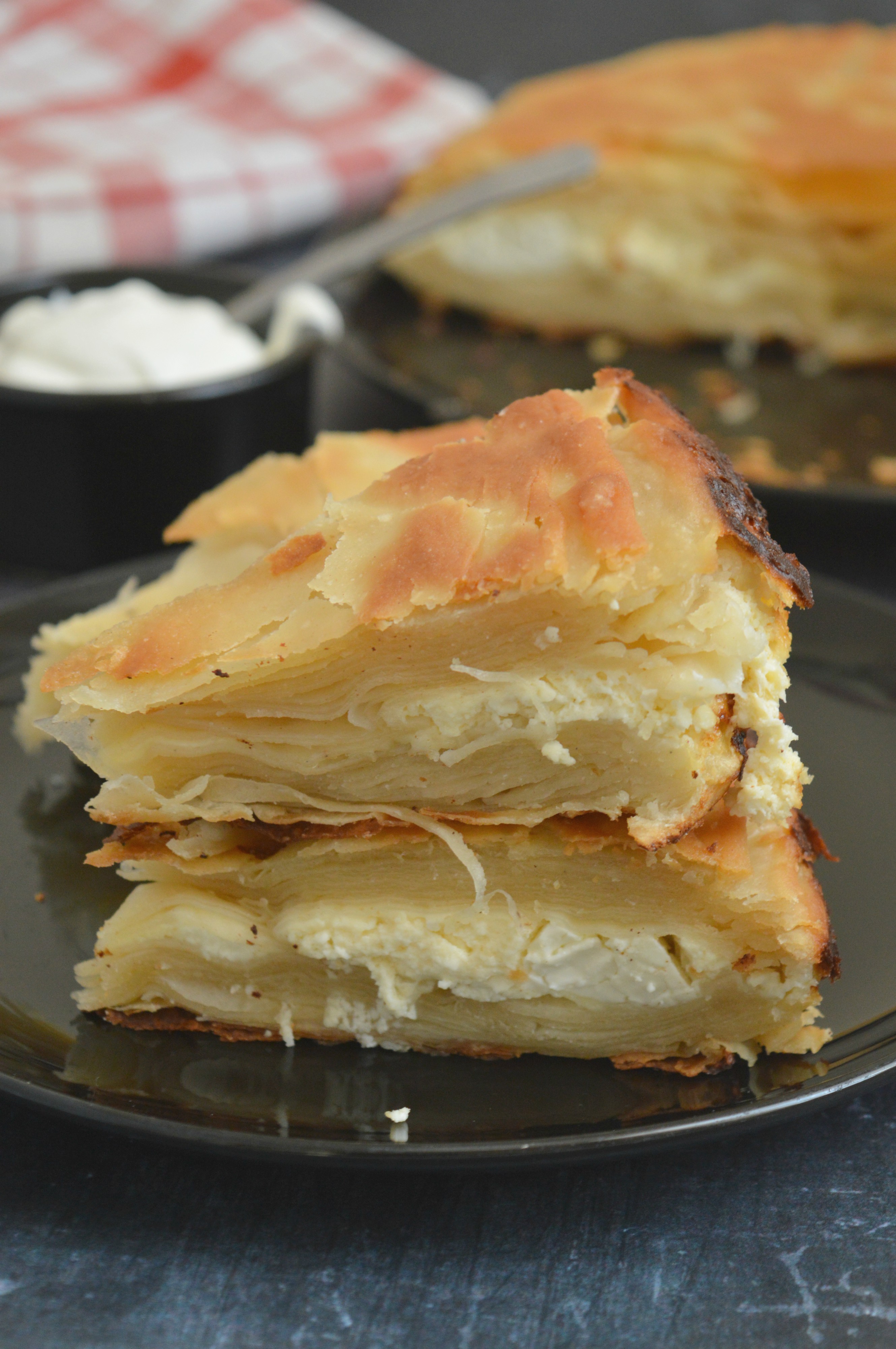 Feta Pie with Homemade Filo Pastry