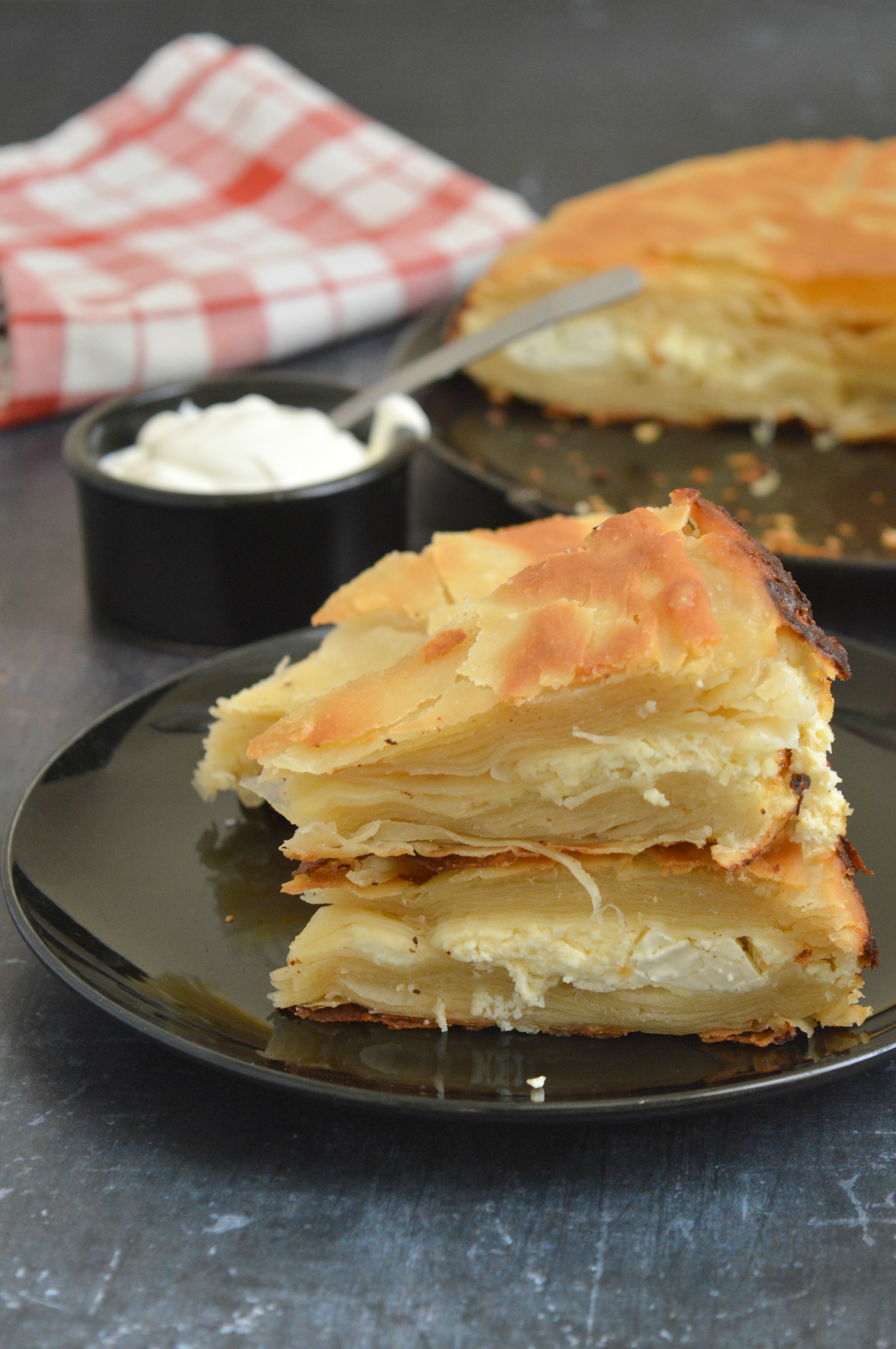 Feta Pie with Homemade Filo Pastry