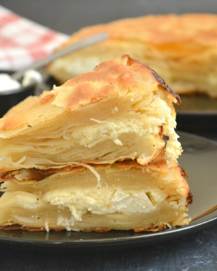 Feta Pie with Homemade Filo Pastry