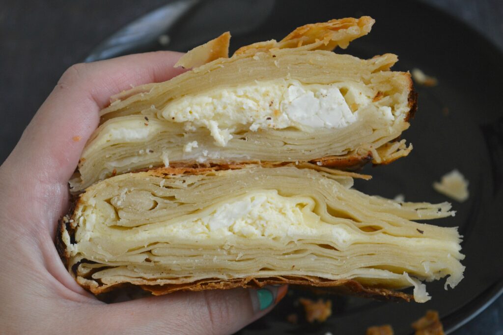 Feta Pie with Homemade Filo Pastry