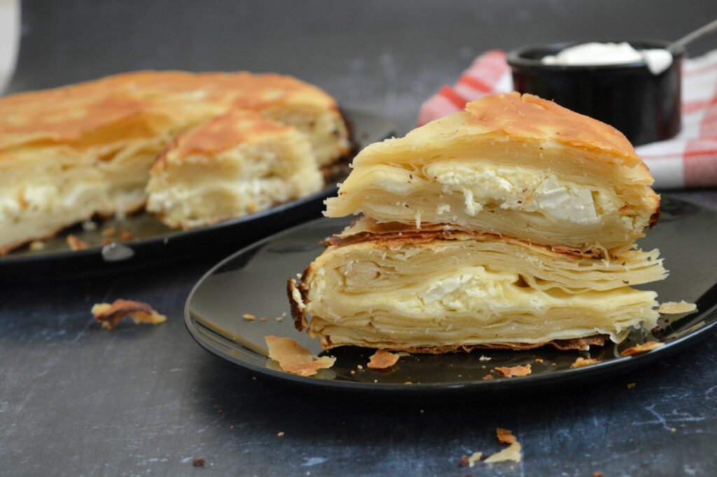 Feta Pie with Homemade Filo Pastry