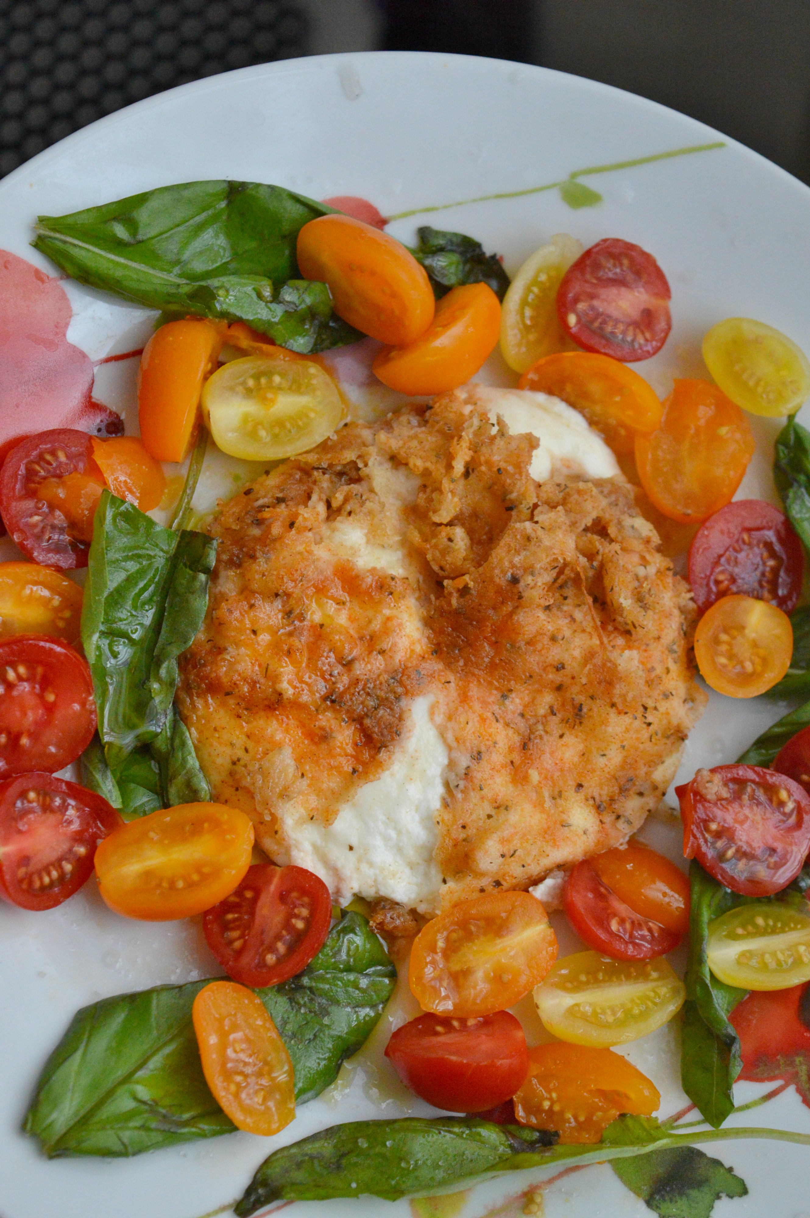 Deep-fried Burrata Salad