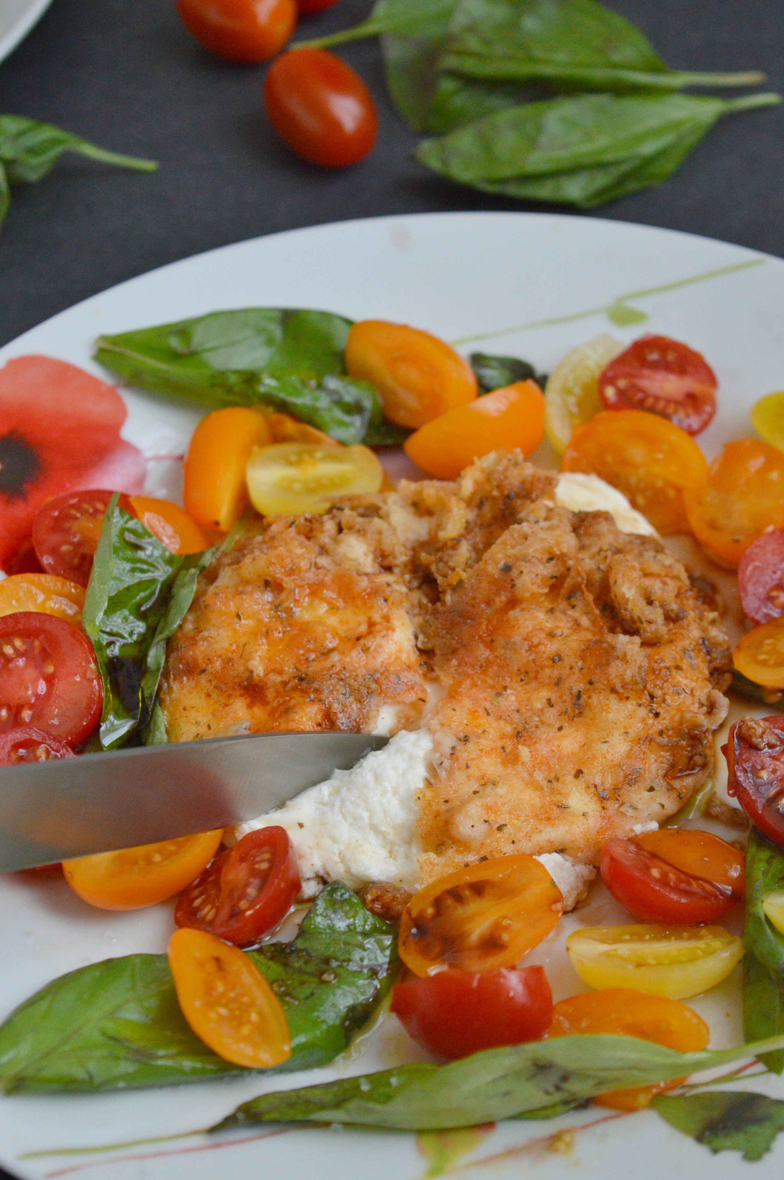 Deep-fried Burrata Salad