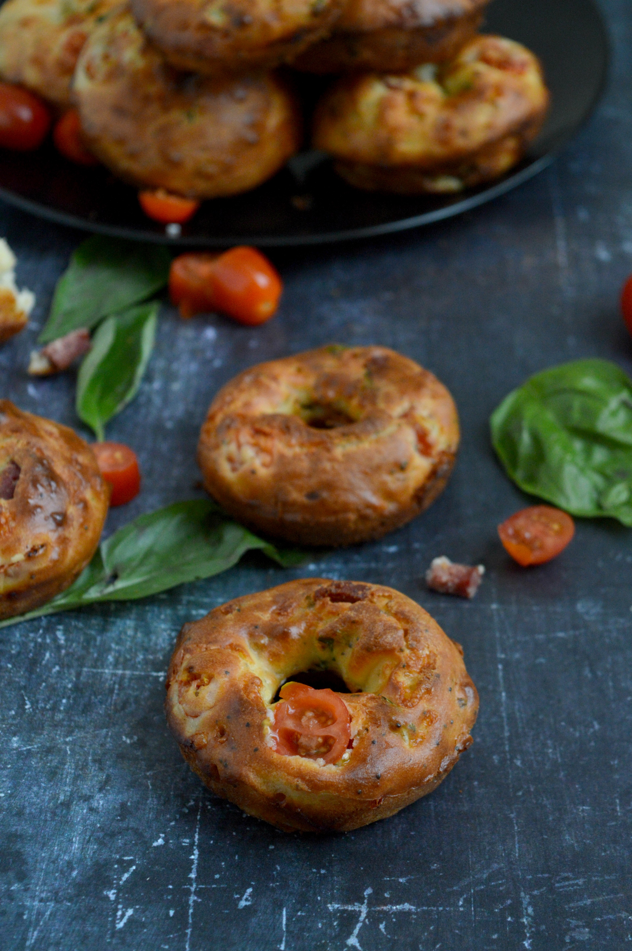 Pepperoni Cheese Donuts