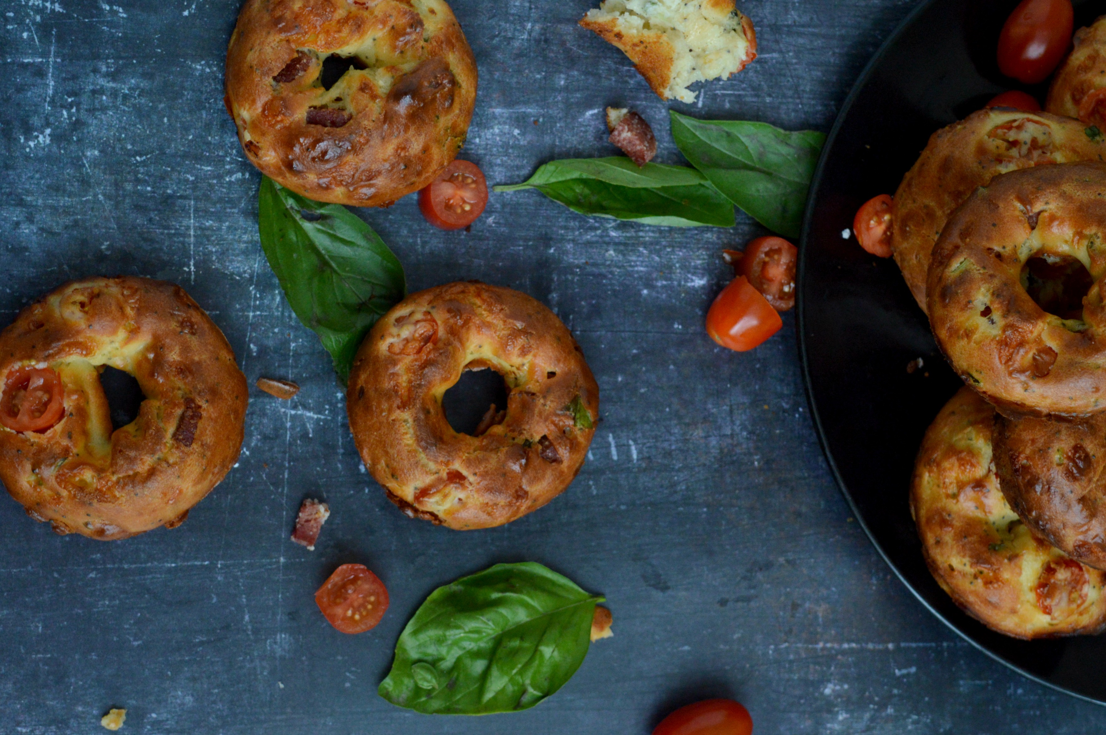 Pepperoni Cheese Donuts