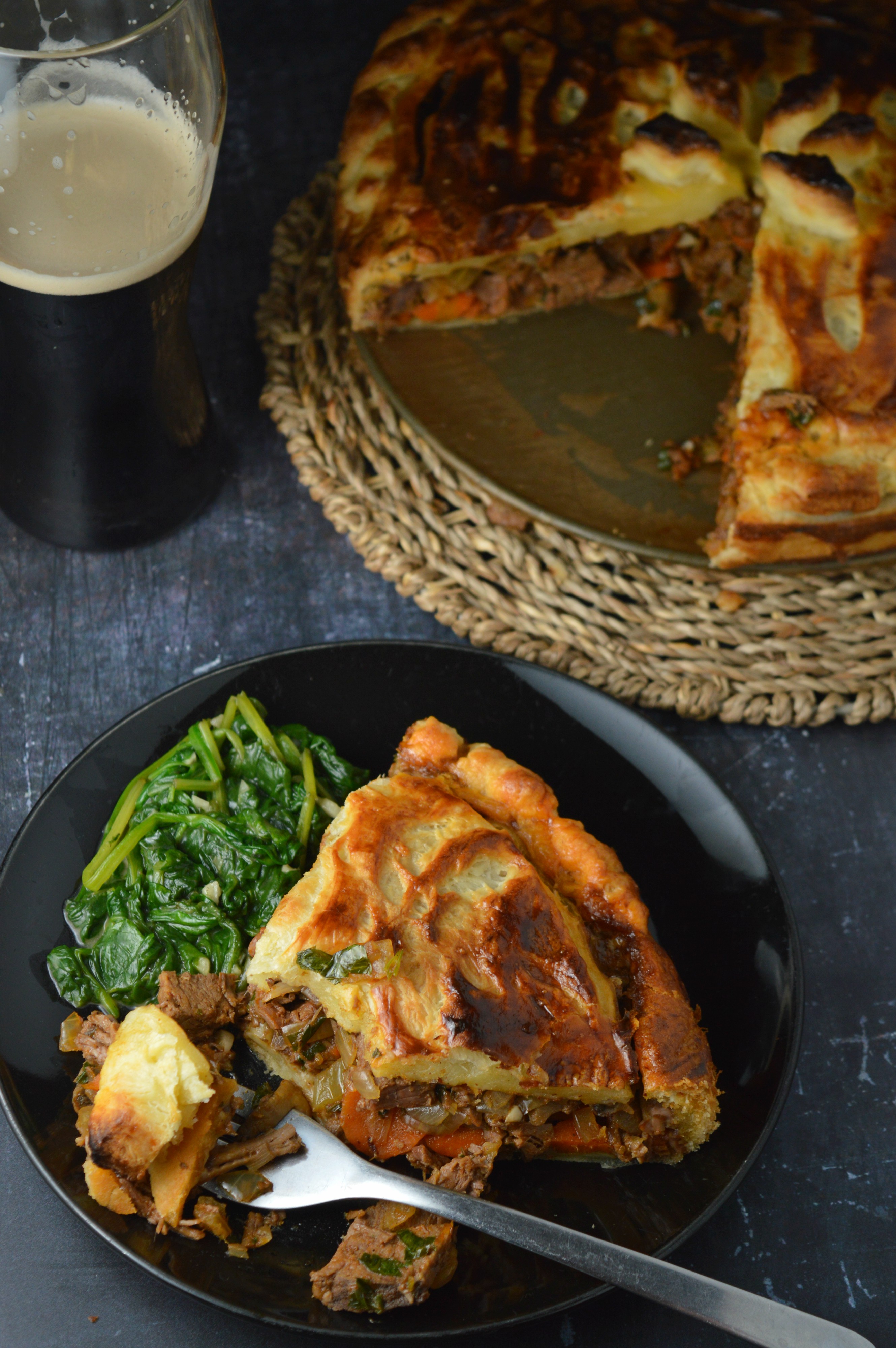 Beef & Irish Stout Pie