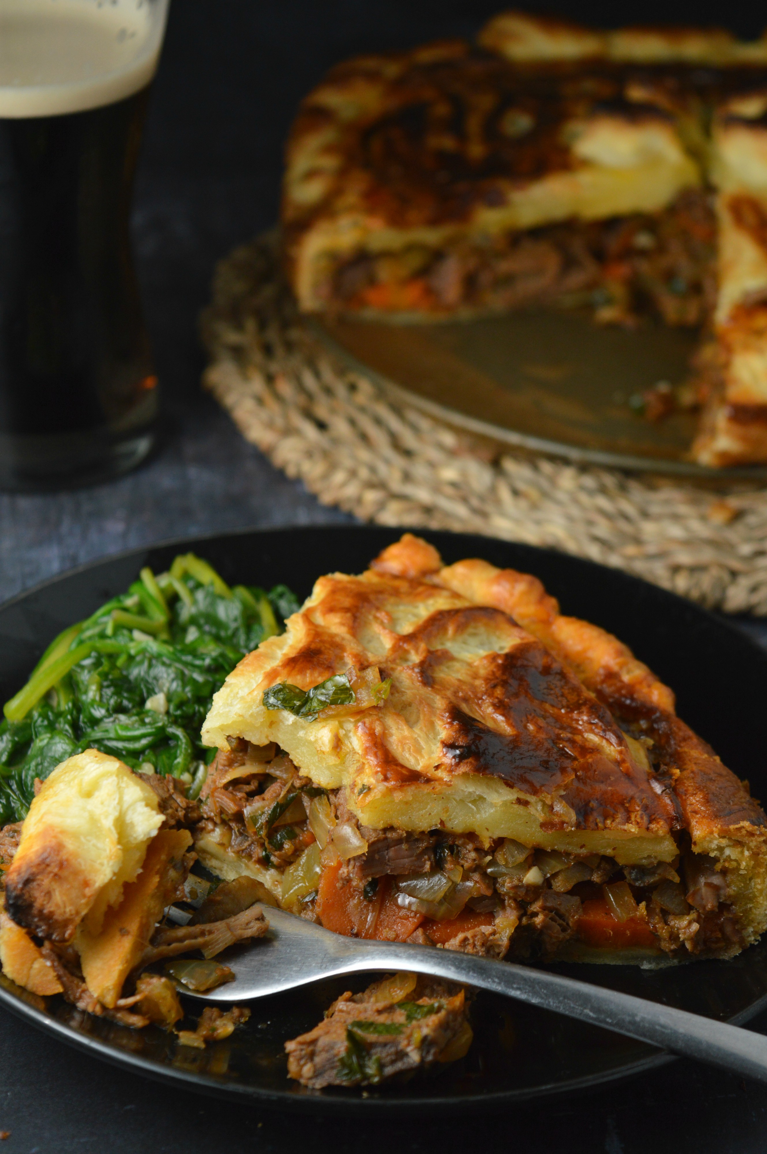 Beef & Irish Stout Pie