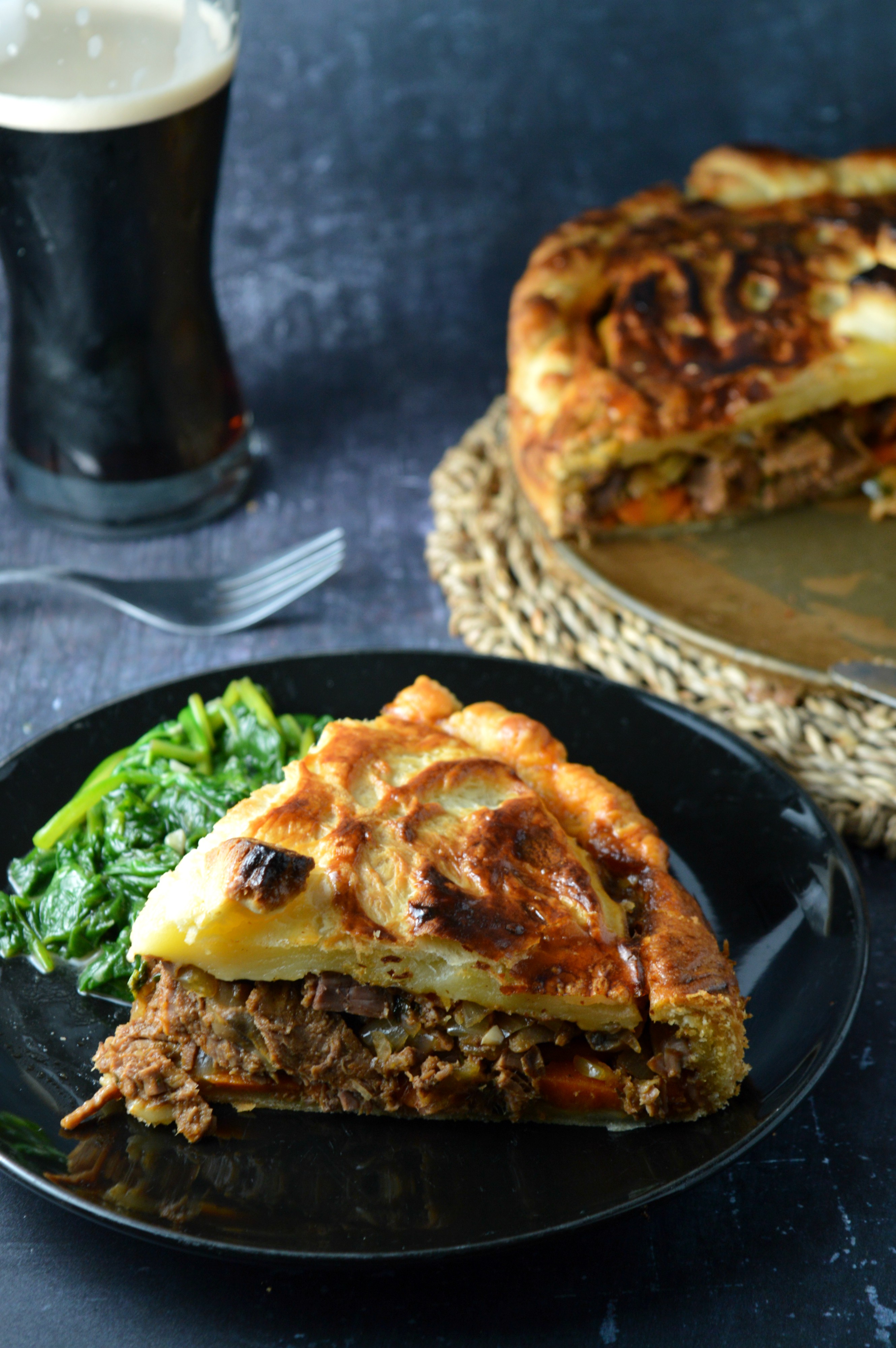 Beef & Irish Stout Pie