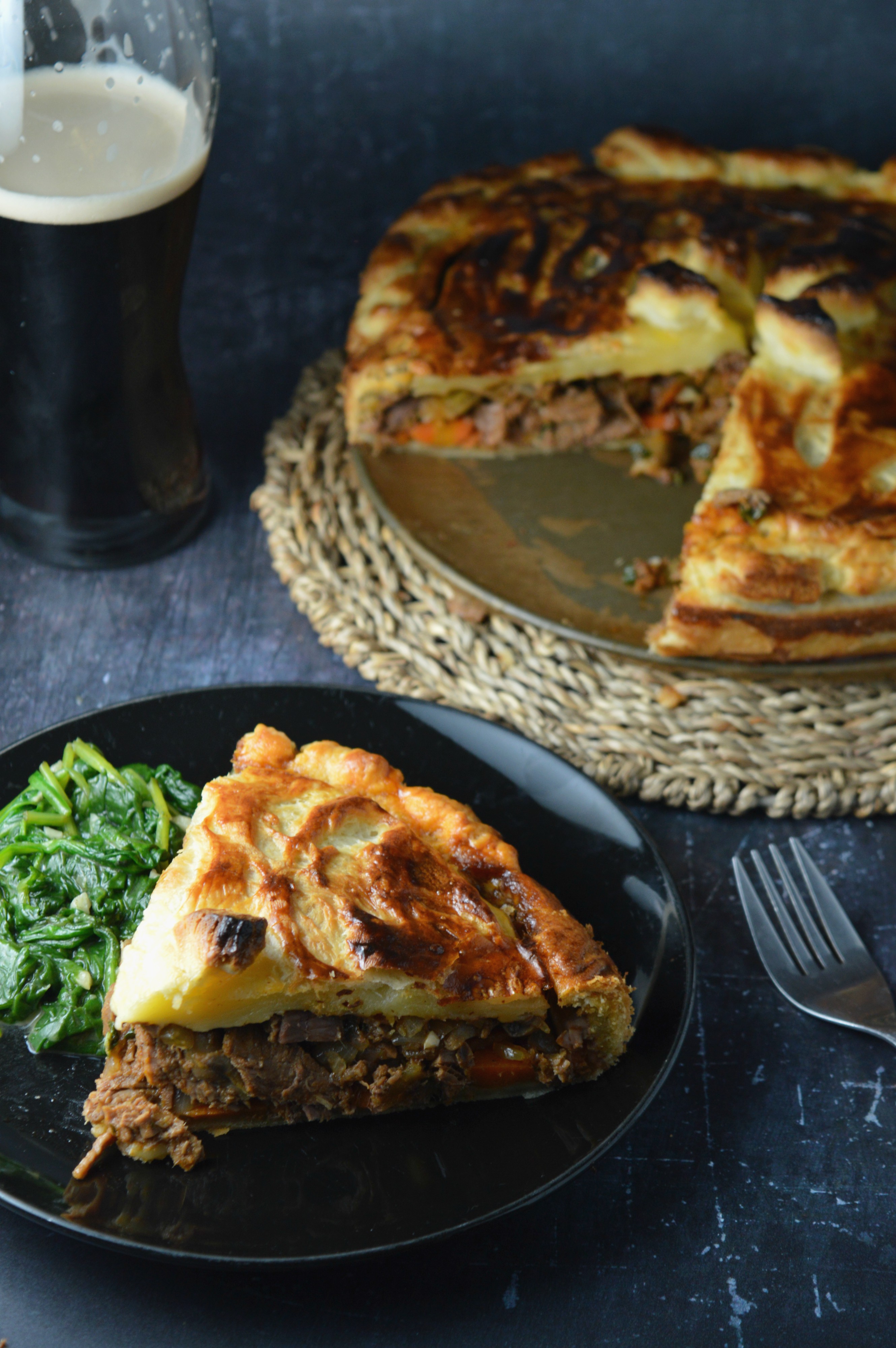 Beef & Irish Stout Pie