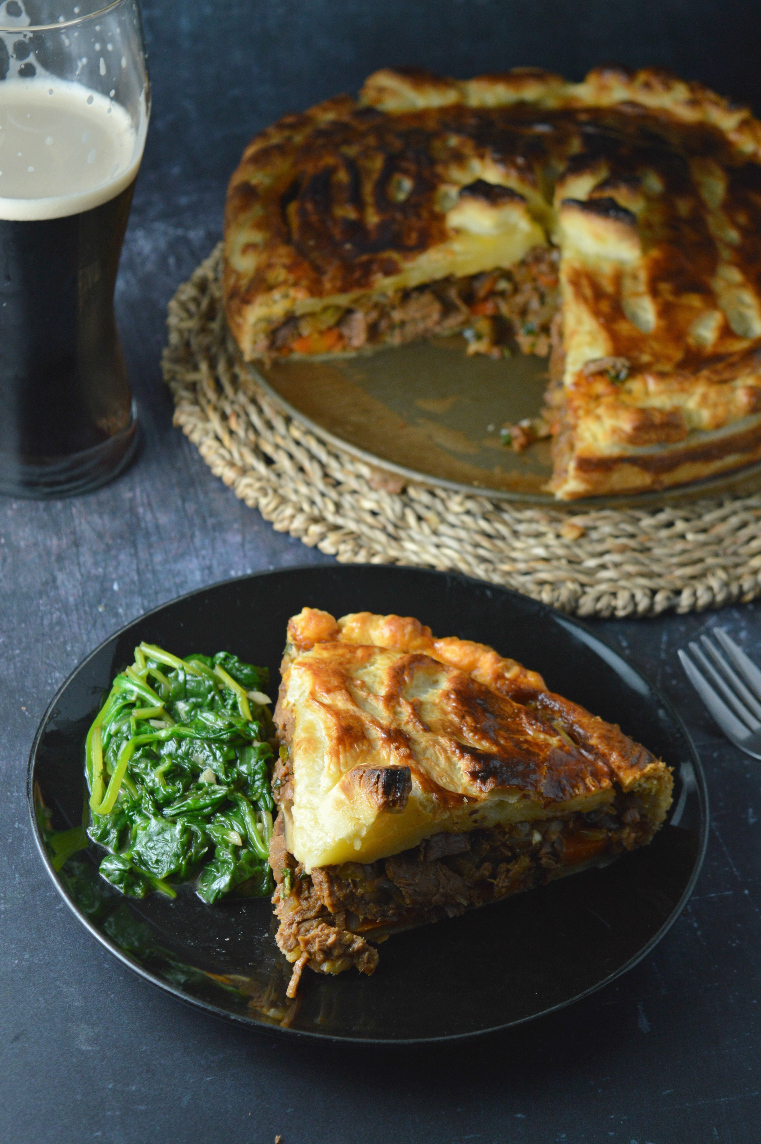 Beef & Irish Stout Pie