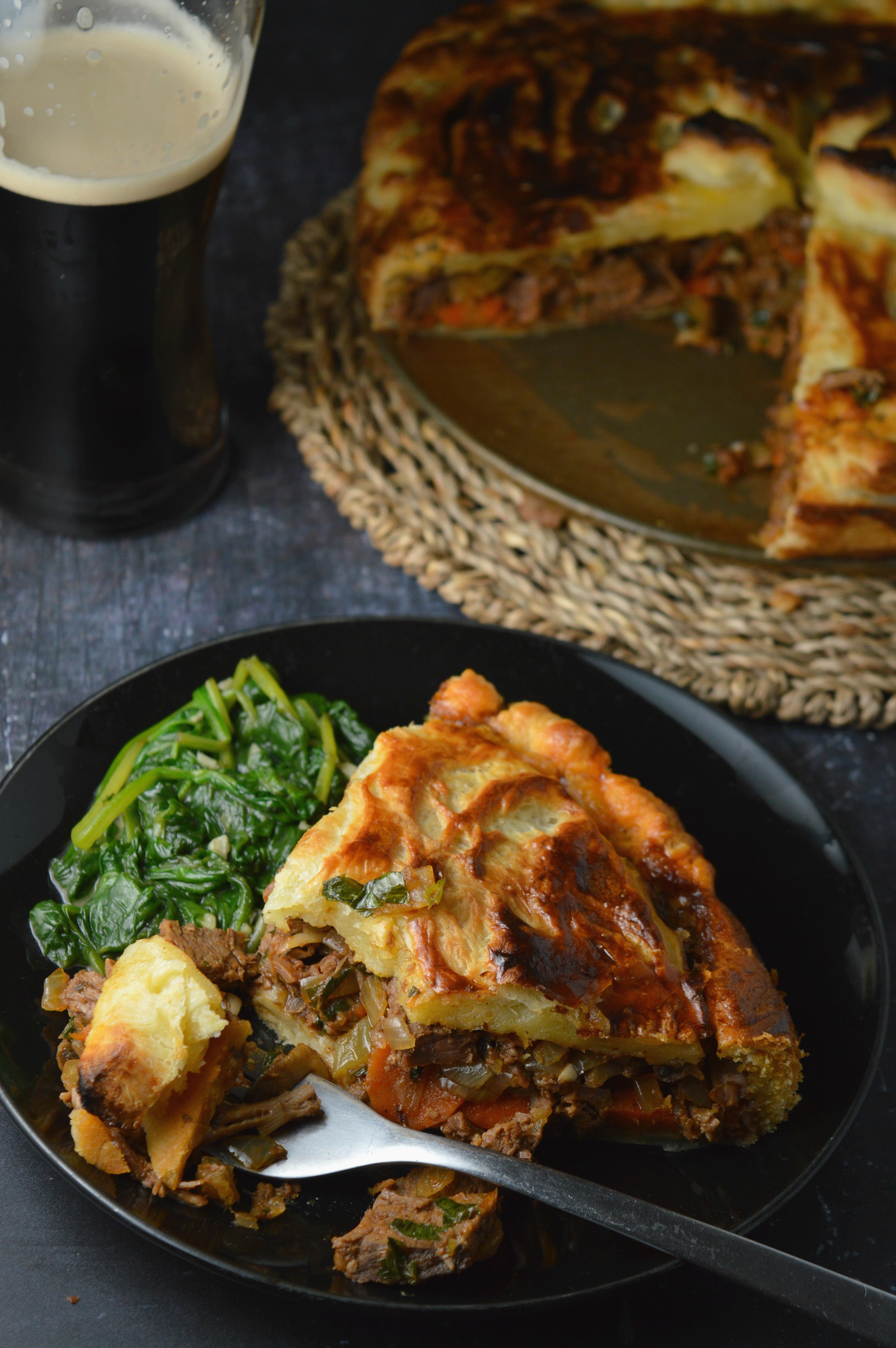 Beef & Irish Stout Pie