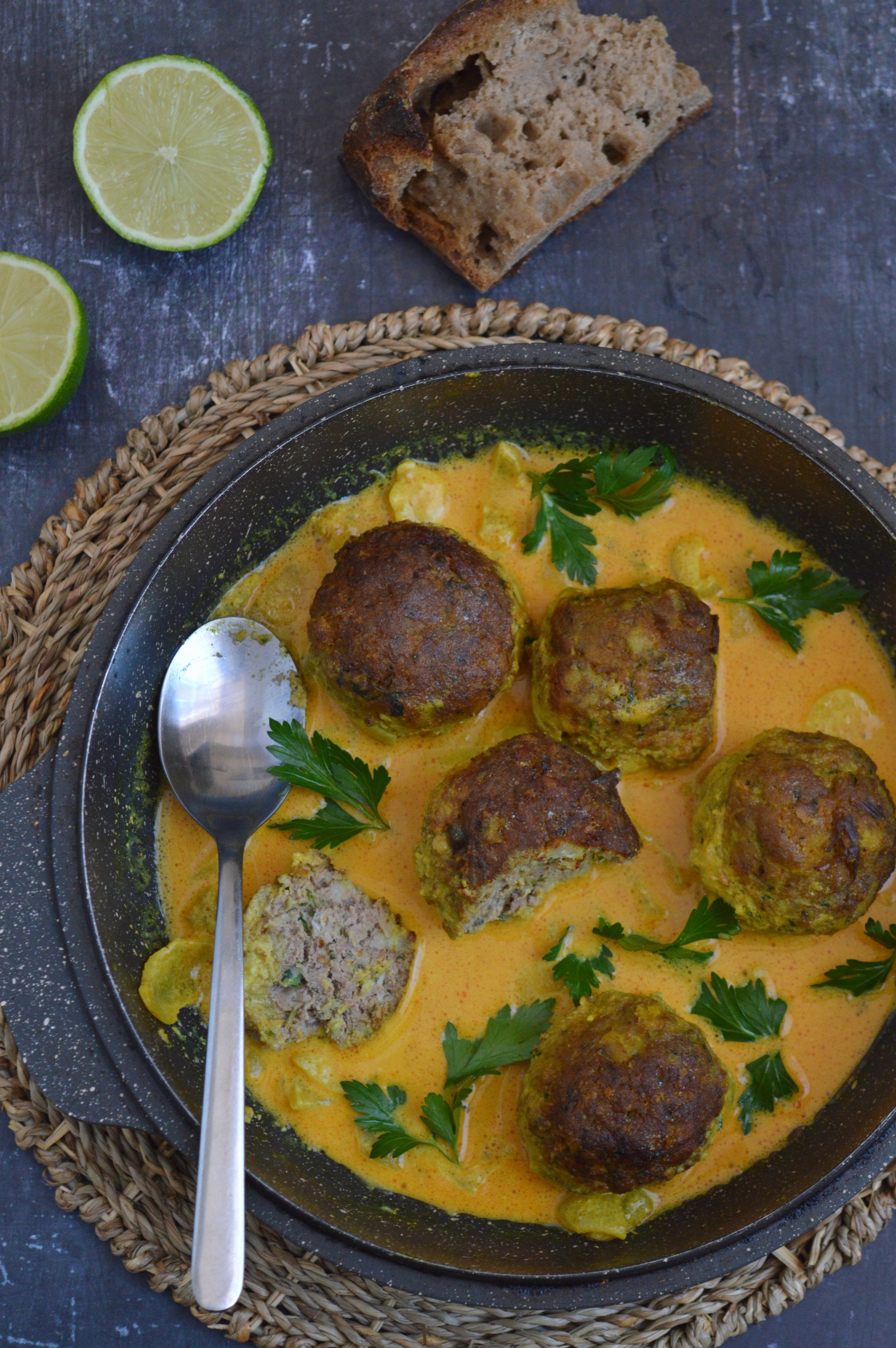Leftover Lamb Kofta Curry