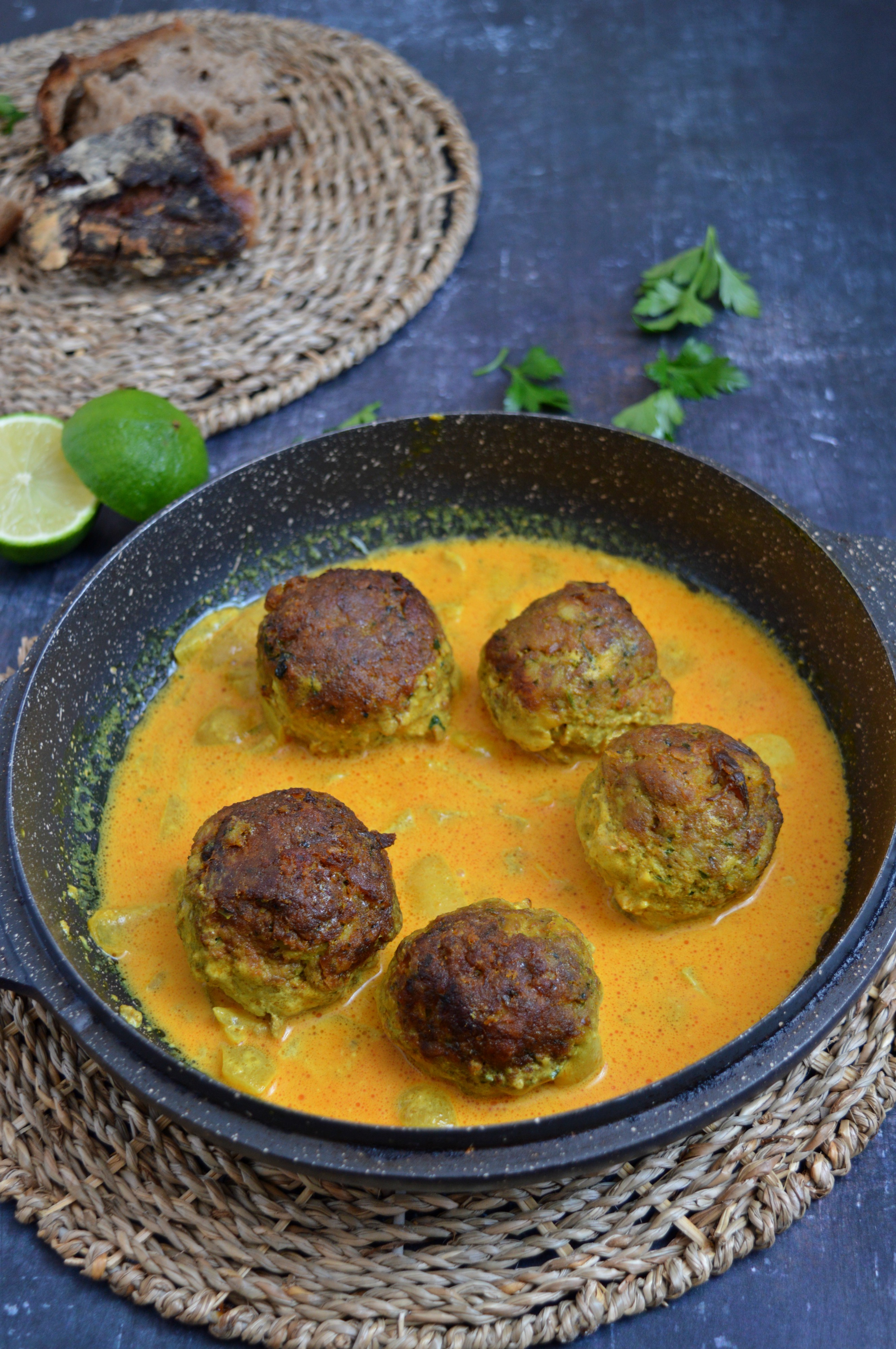 Leftover Lamb Kofta Curry