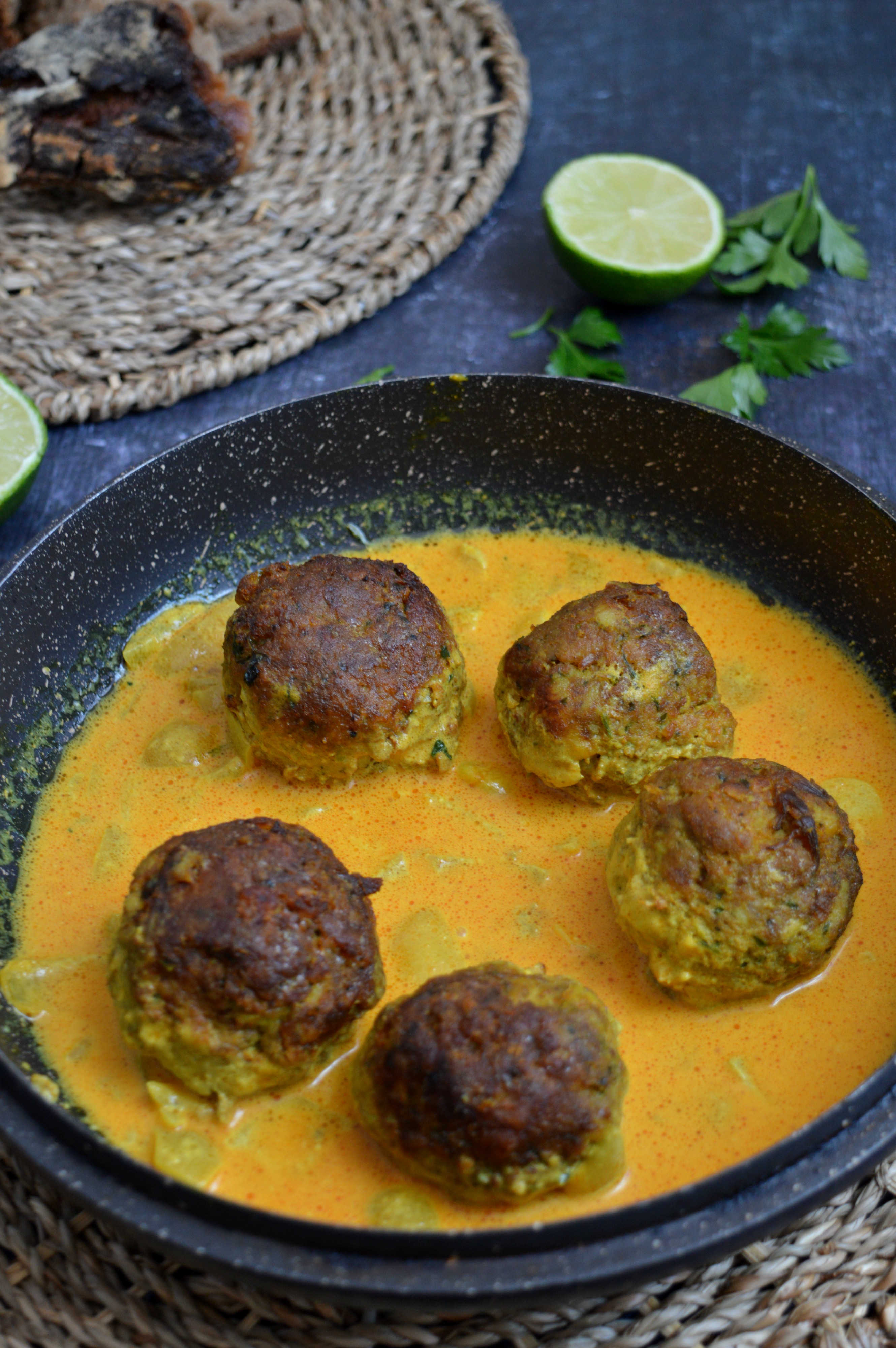 Leftover Lamb Kofta Curry
