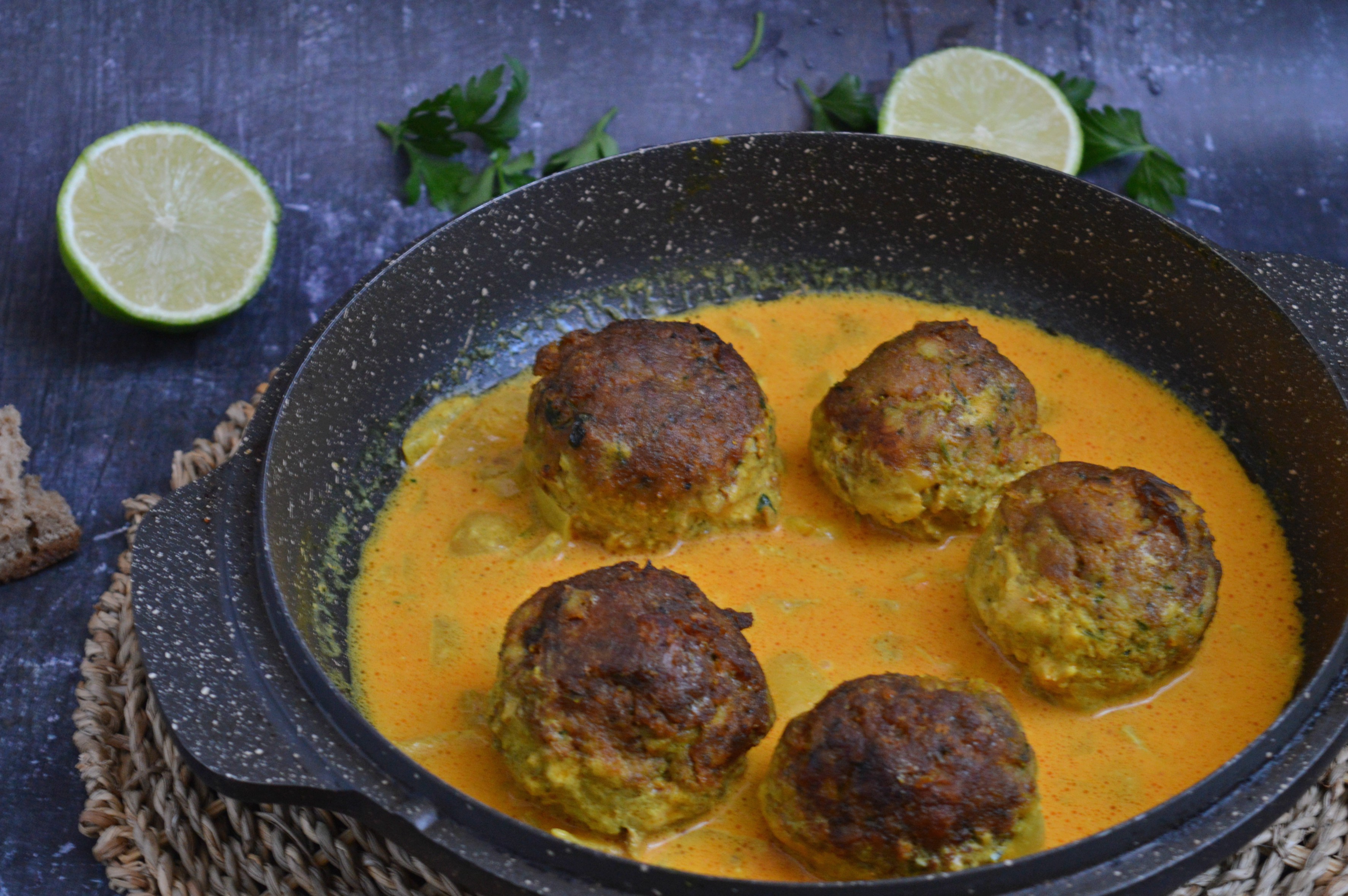 Leftover Lamb Kofta Curry