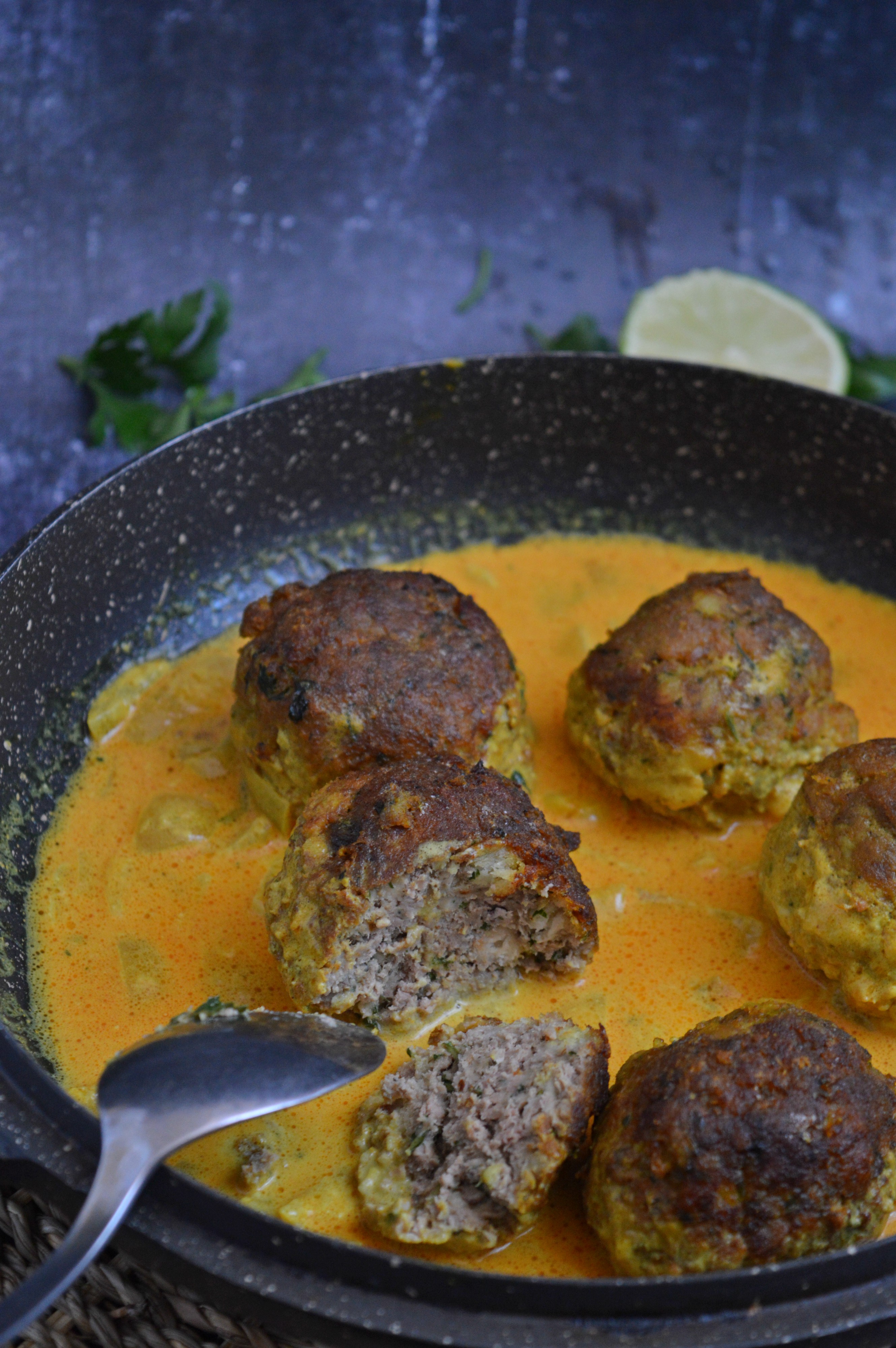 Leftover Lamb Kofta Curry