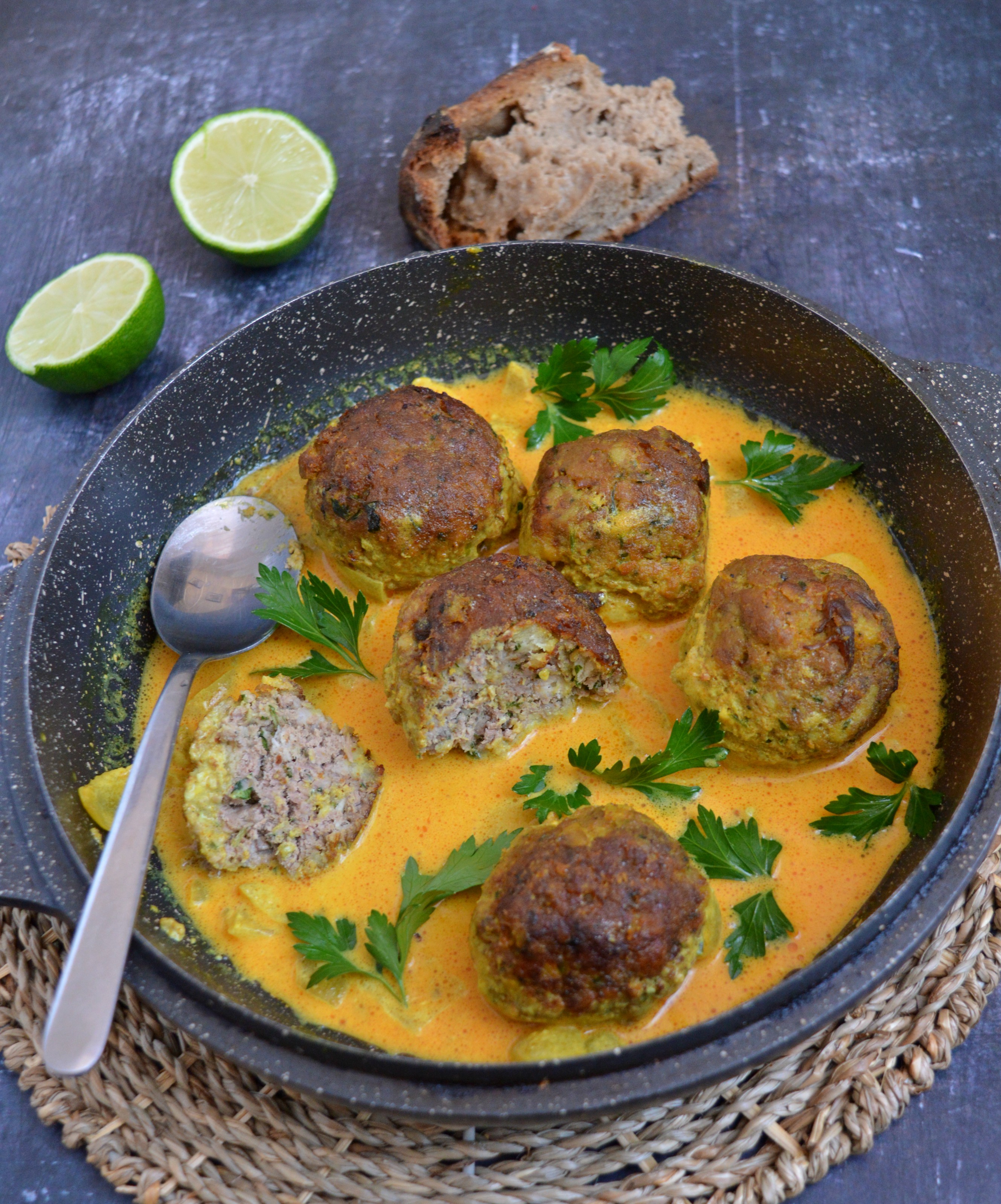 Leftover Lamb Kofta Curry