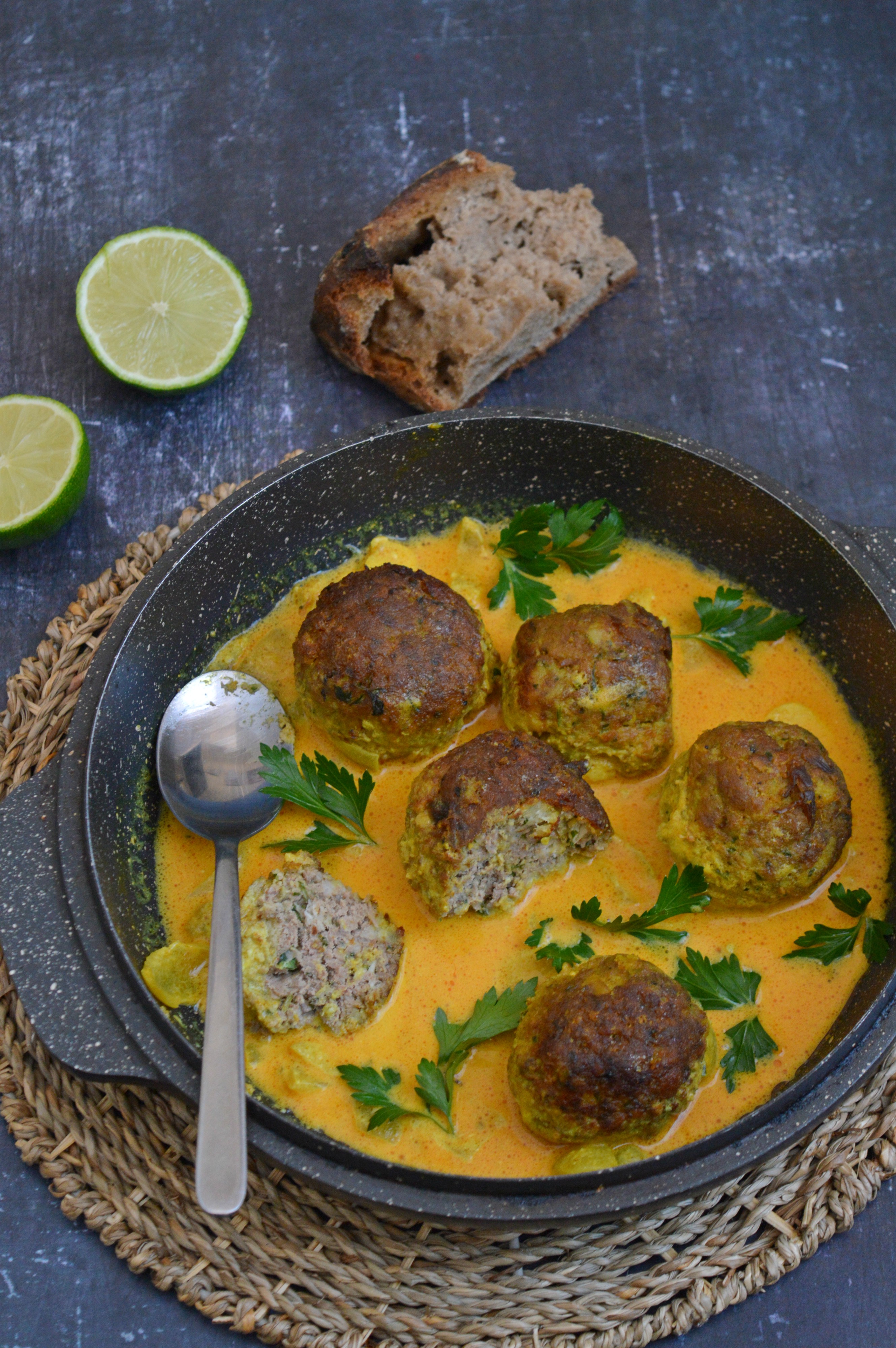 Leftover Lamb Kofta Curry