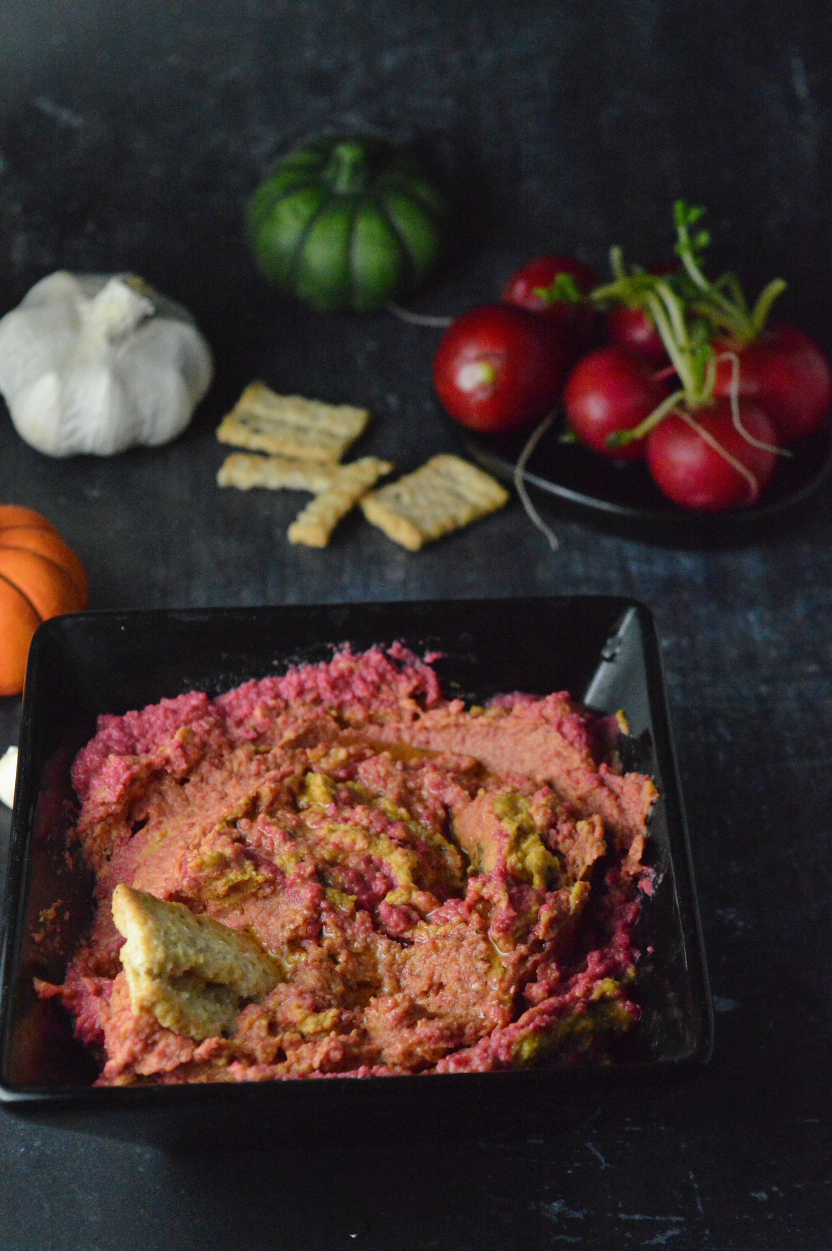 Pumpkin Beetroot Hummus