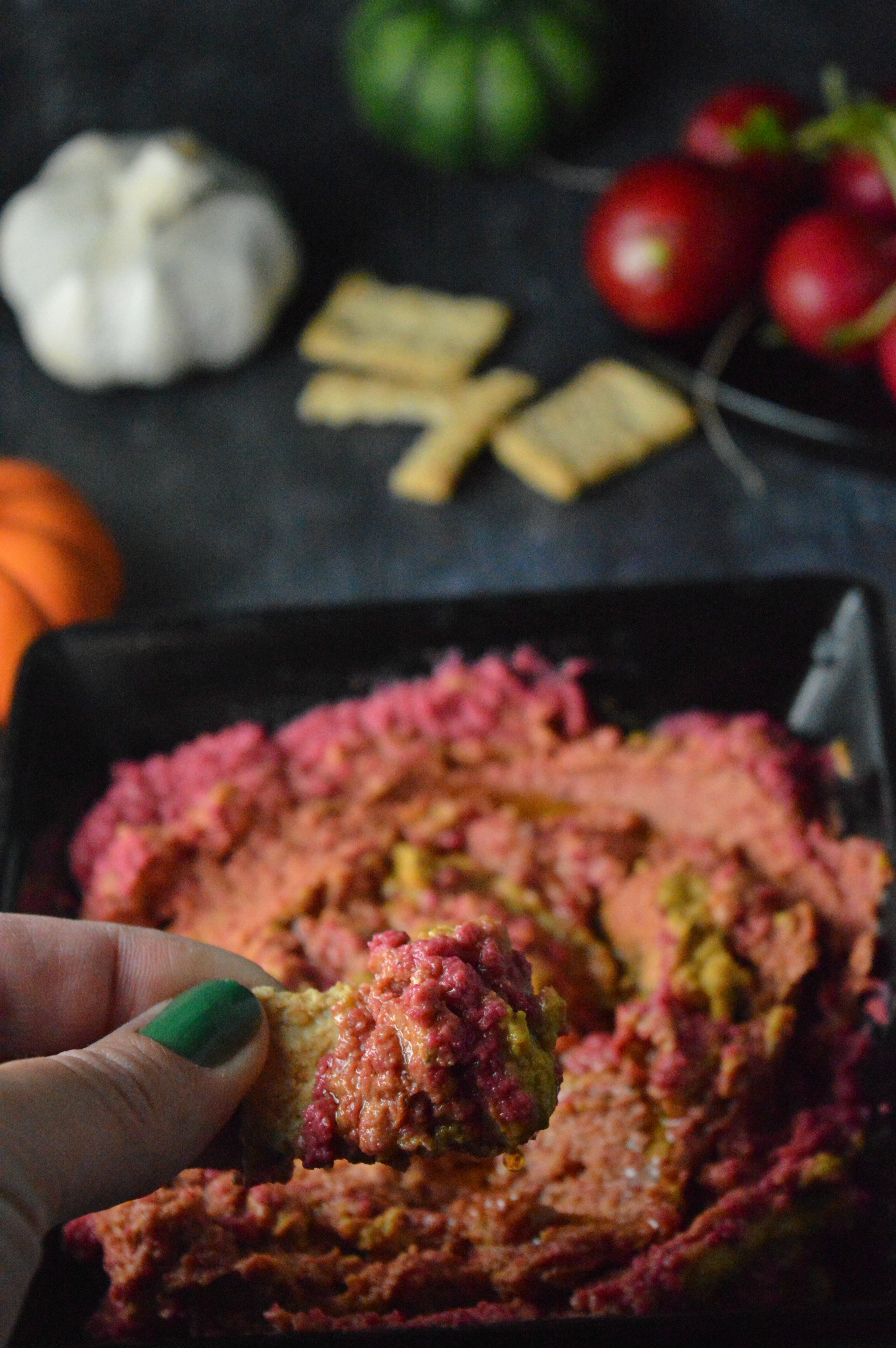 Pumpkin Beetroot Hummus