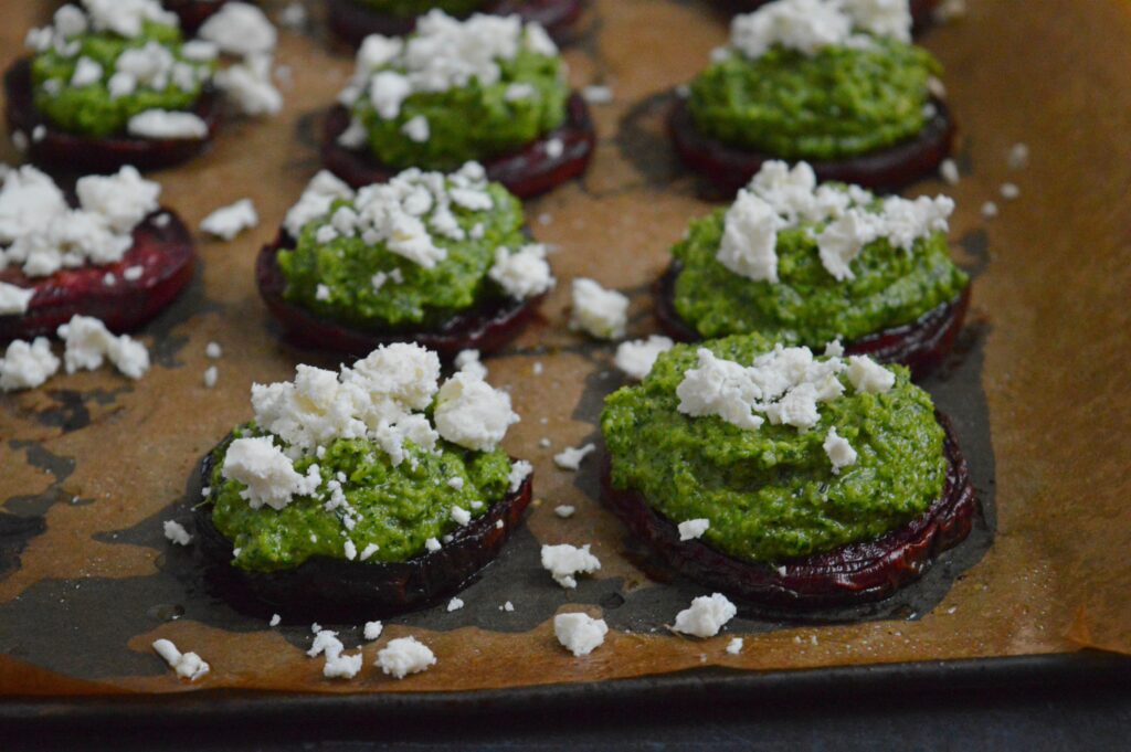 Beetroot Cavolo Nero Bites