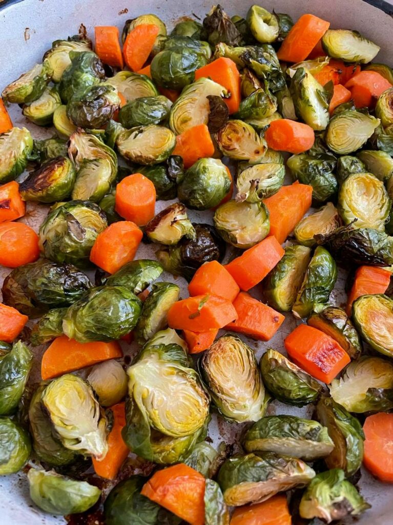 Roasted Brussel Sprout & Feta Salad