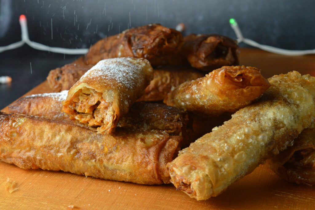 Crispy Pumpkin Pie Parcels