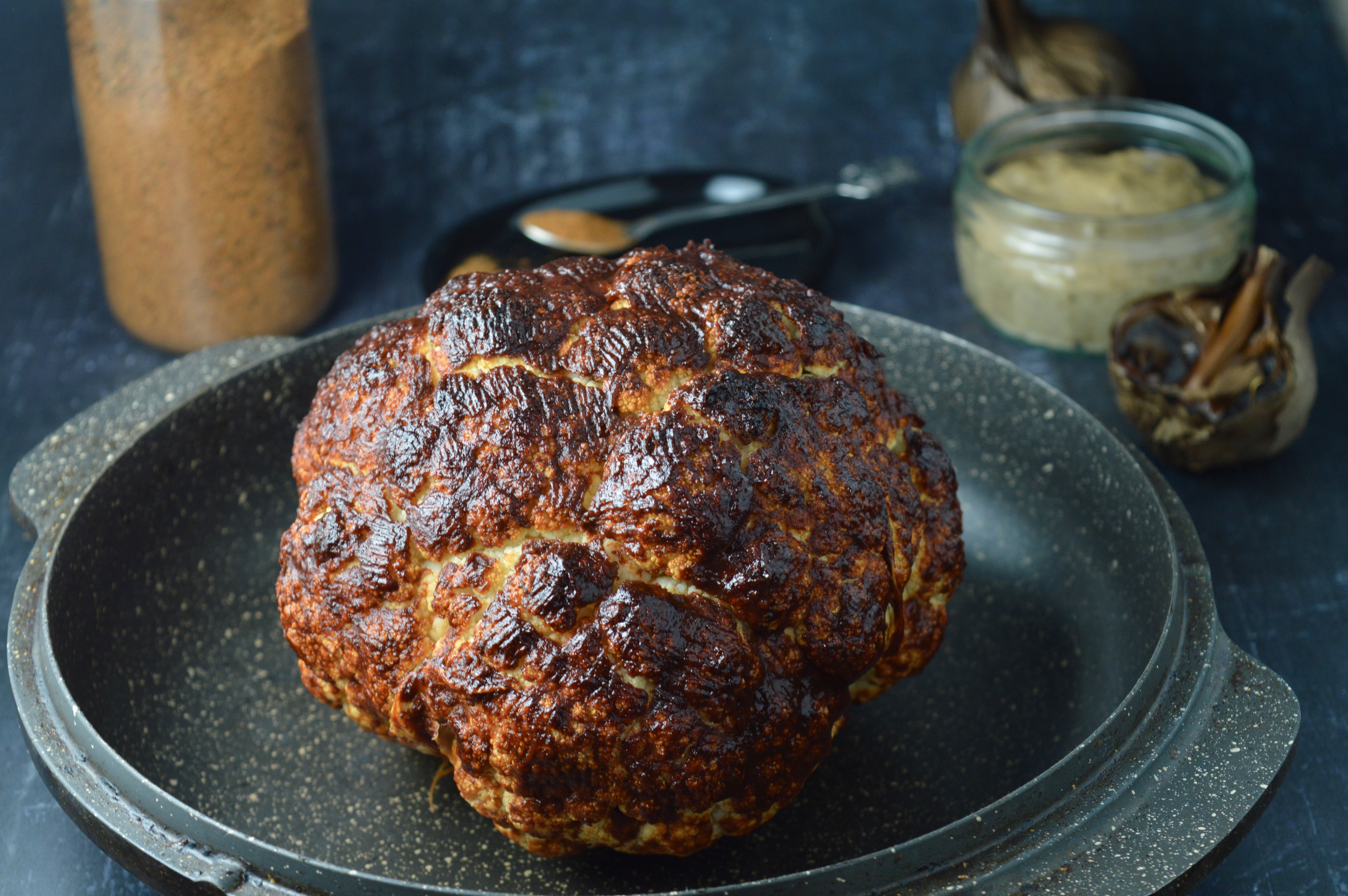 Harrisa Roasted Cauliflower