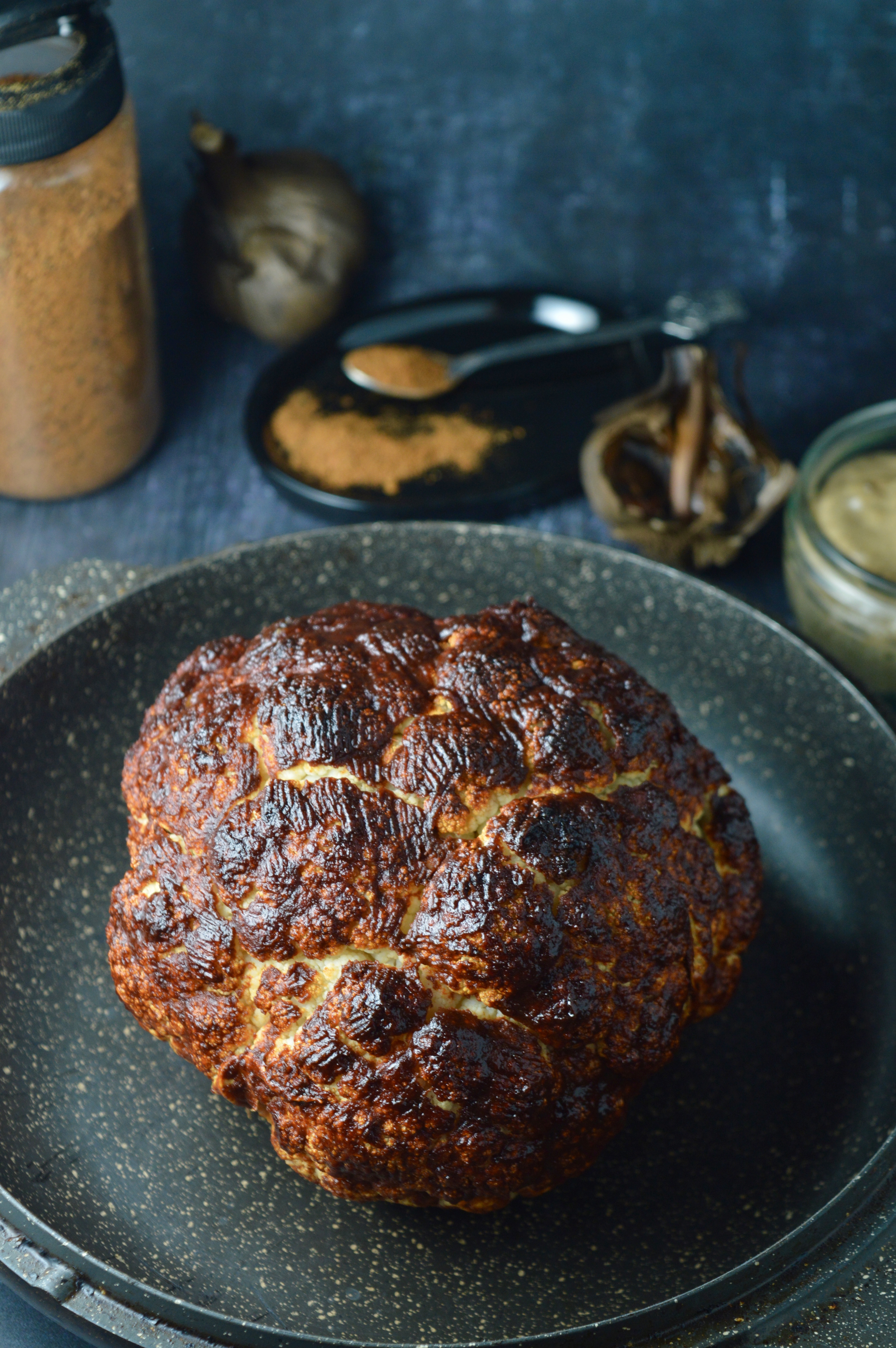 Harrisa Roasted Cauliflower