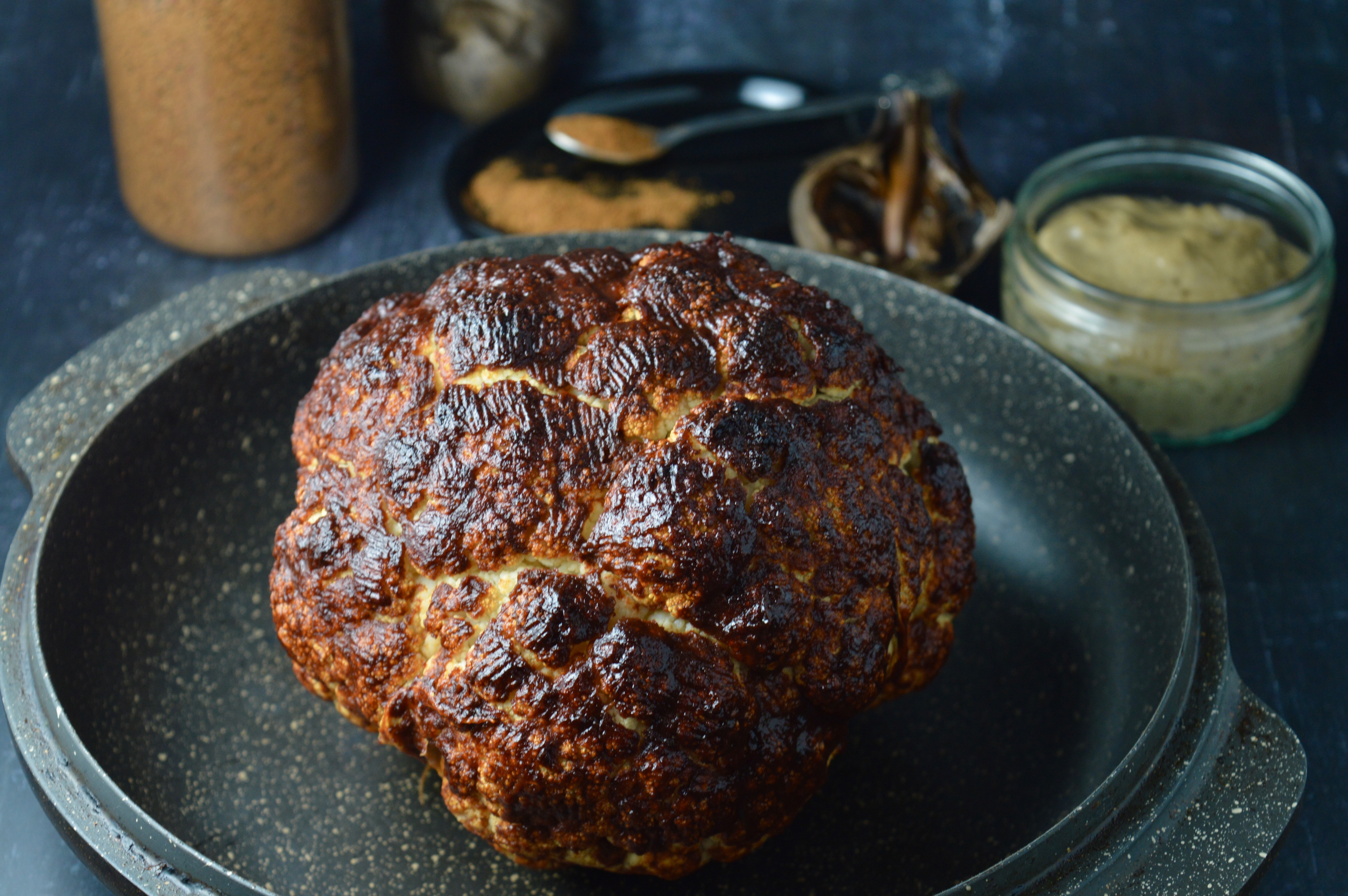 Harrisa Roasted Cauliflower
