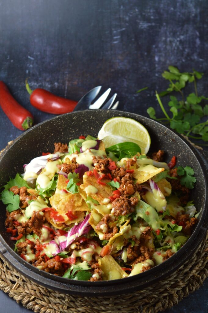 Leftover Nachos Salad
