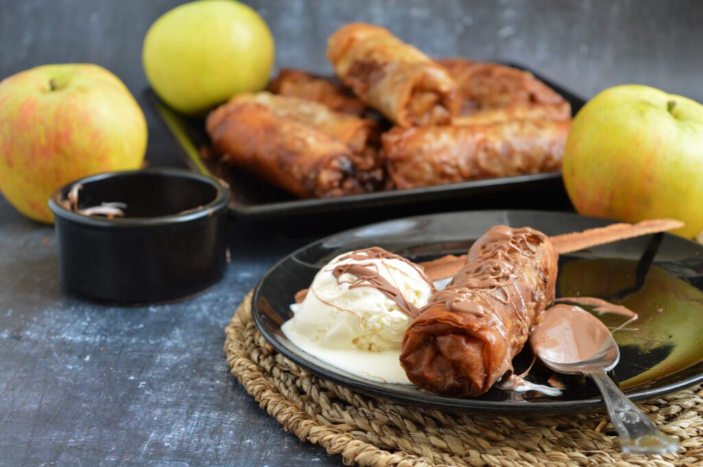Crispy Apple Pie Parcels