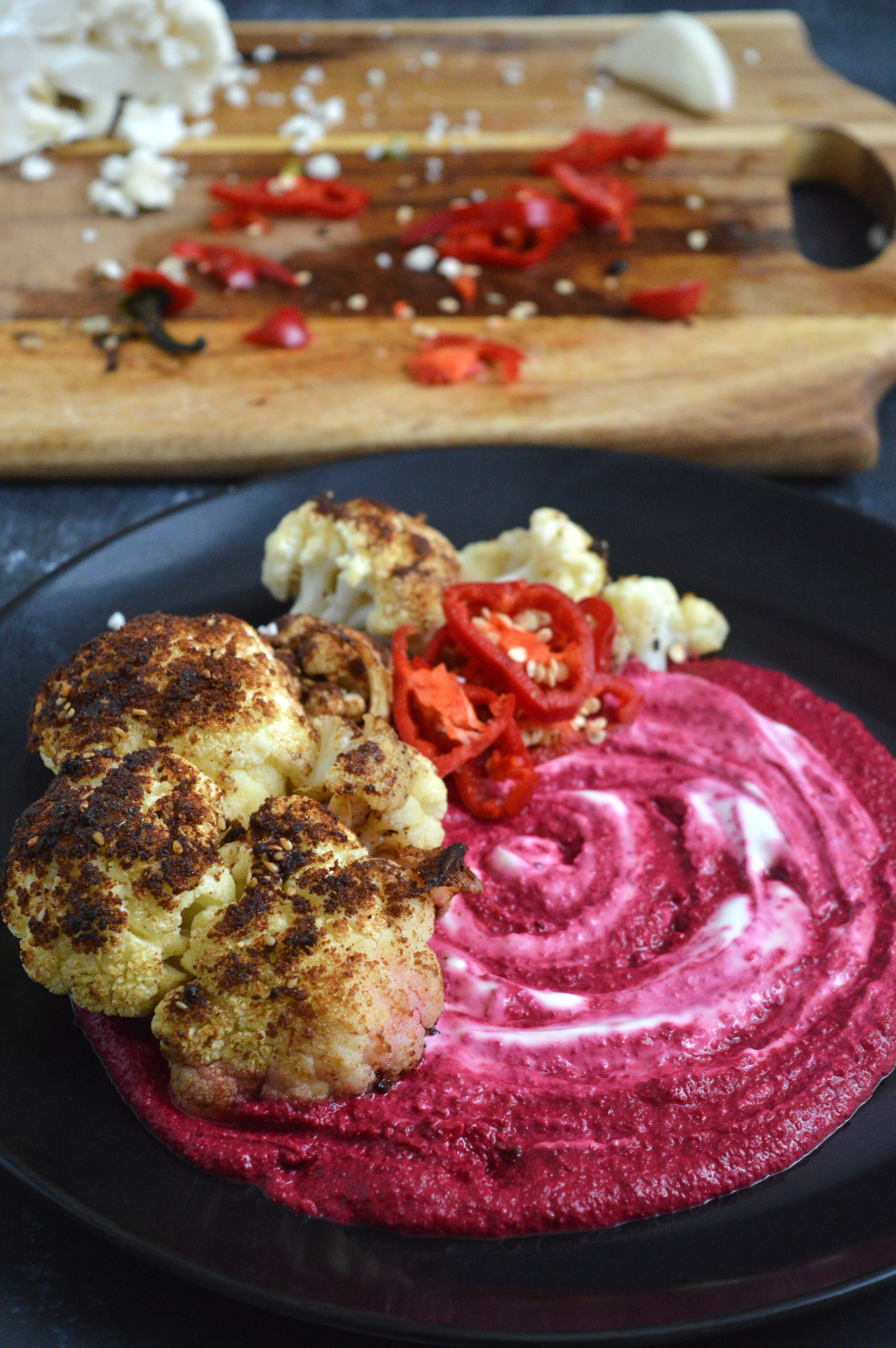 Za'atar Roasted Cauliflower