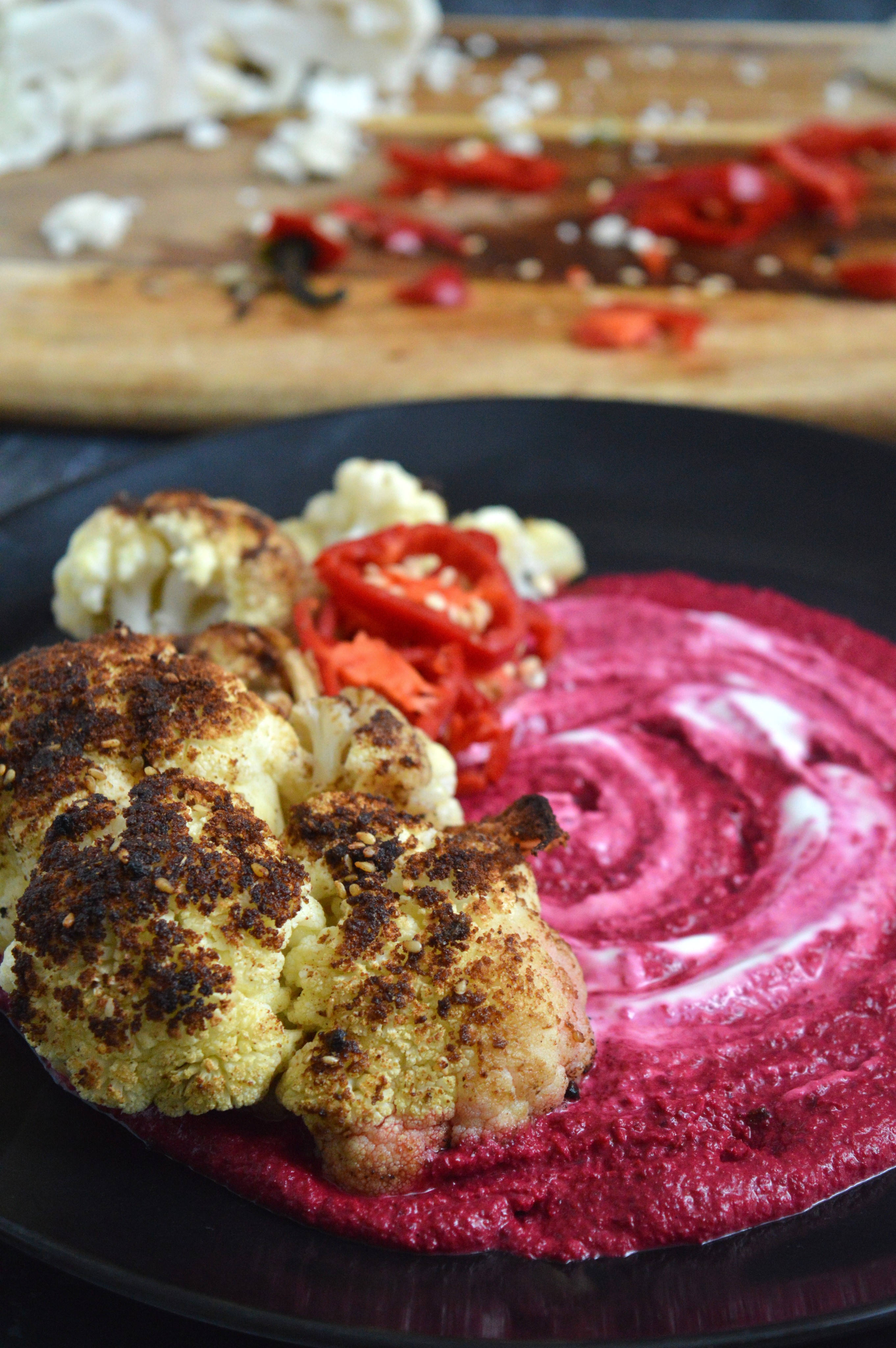 Za'atar Roasted Cauliflower