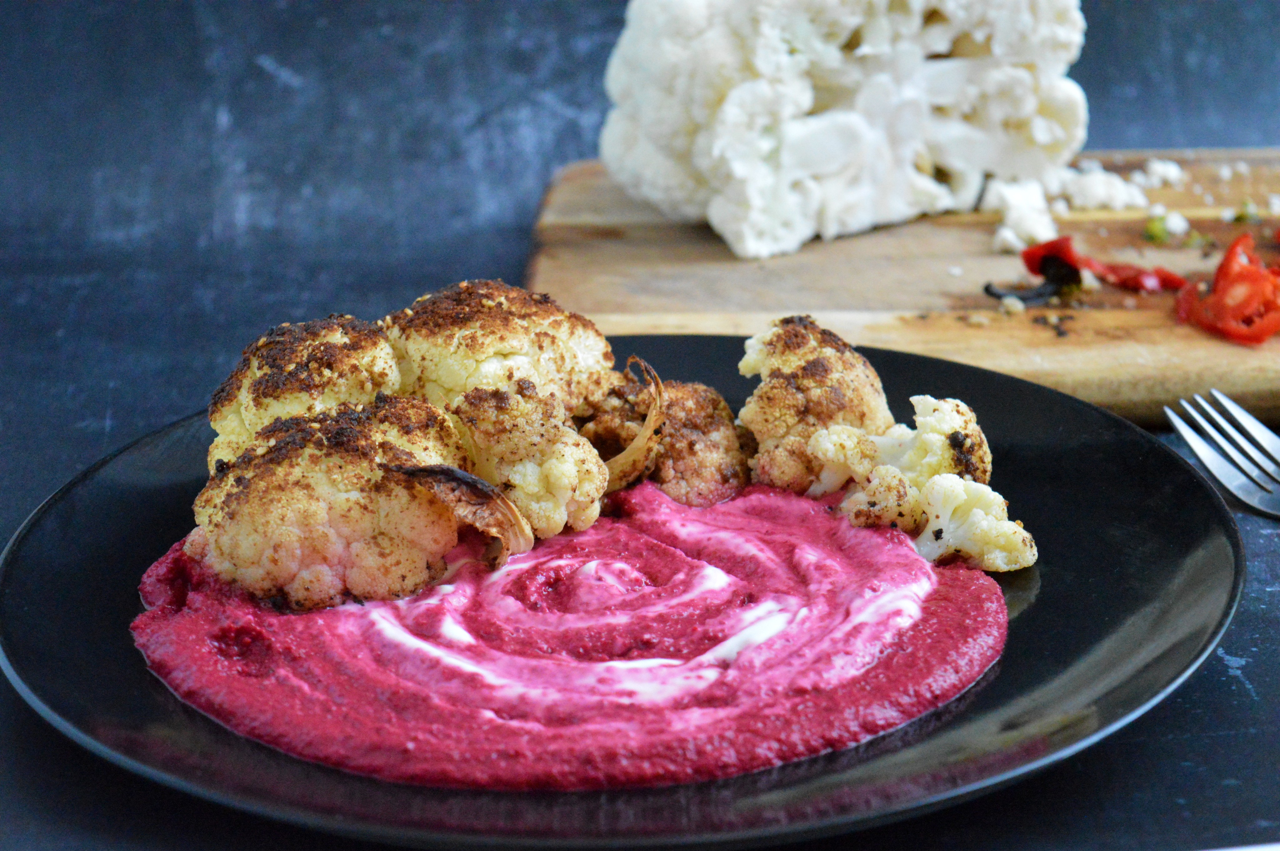 Za'atar Roasted Cauliflower