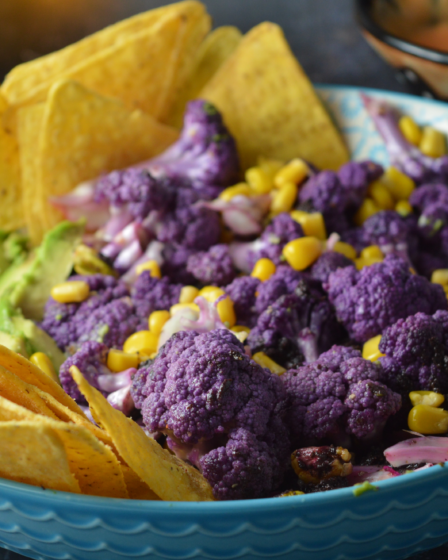 Purple Cauliflower Mexican Bowls