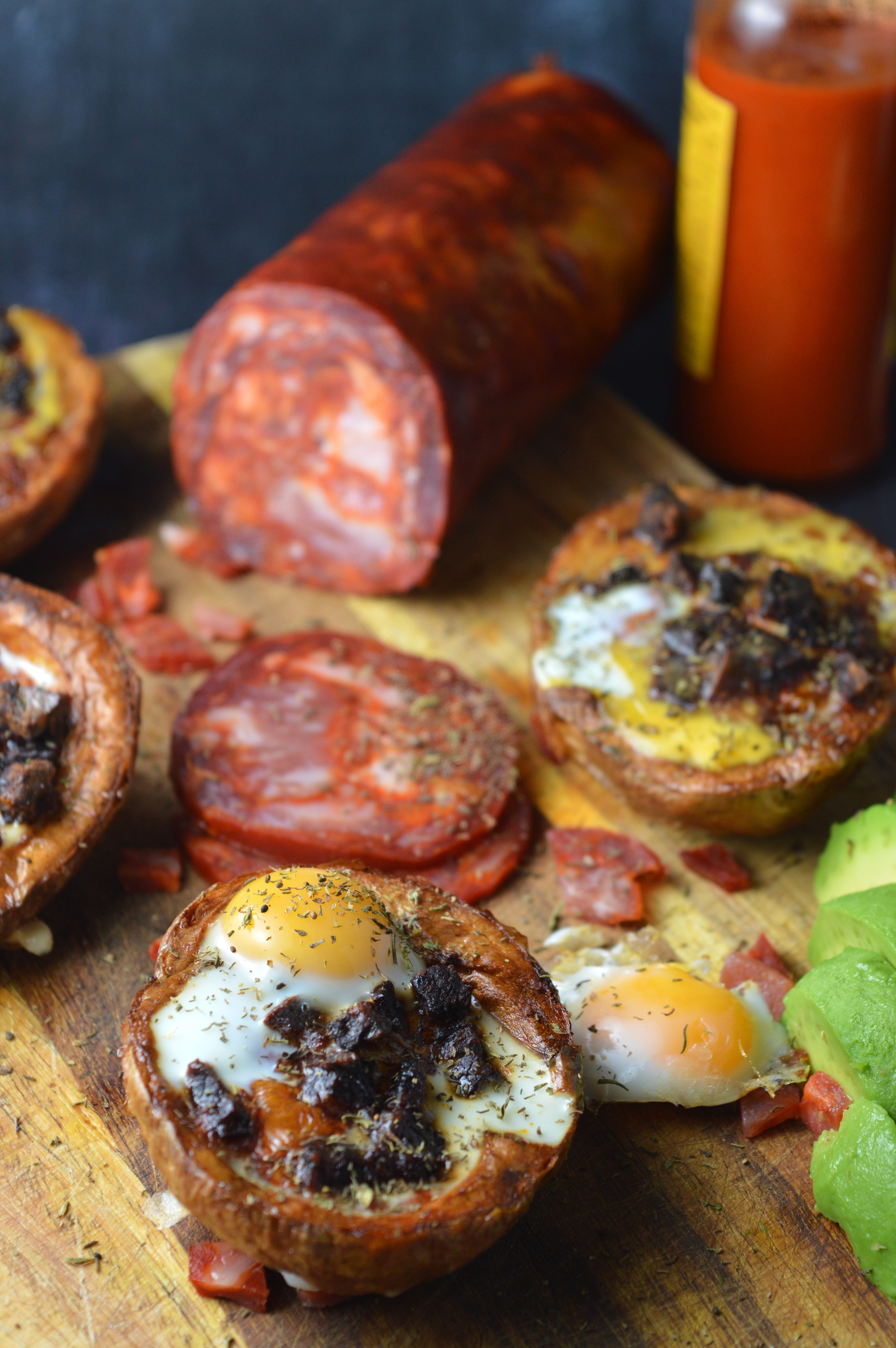 Mexican Breakfast Potato Skins