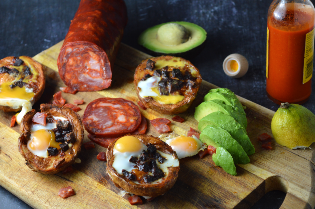 Mexican Breakfast Skin Potatoes