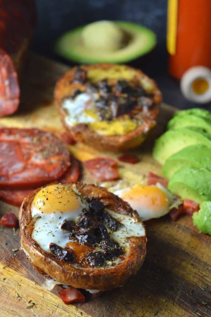 Mexican Breakfast Potato Skins