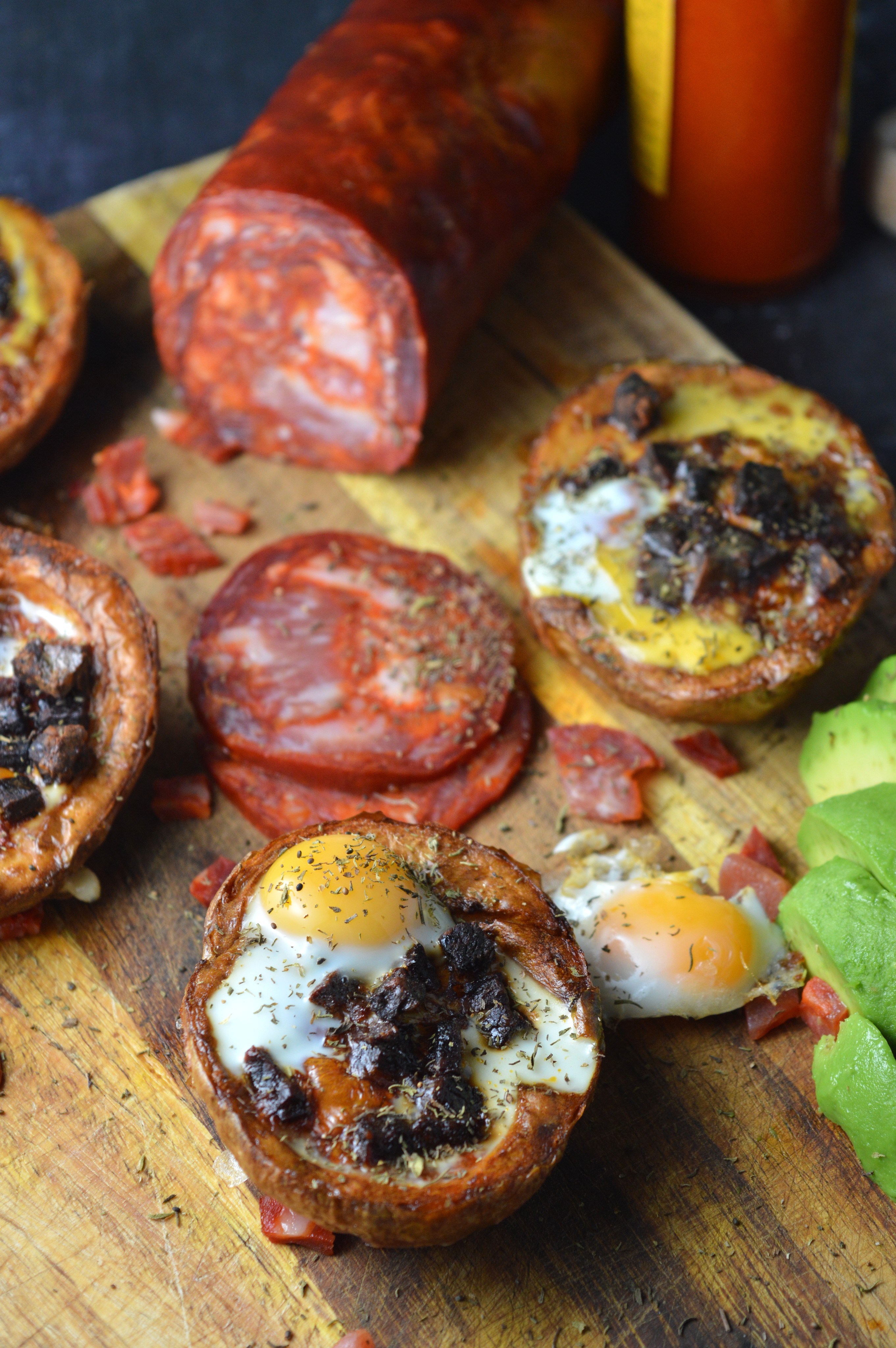 Mexican Breakfast Potato Skins
