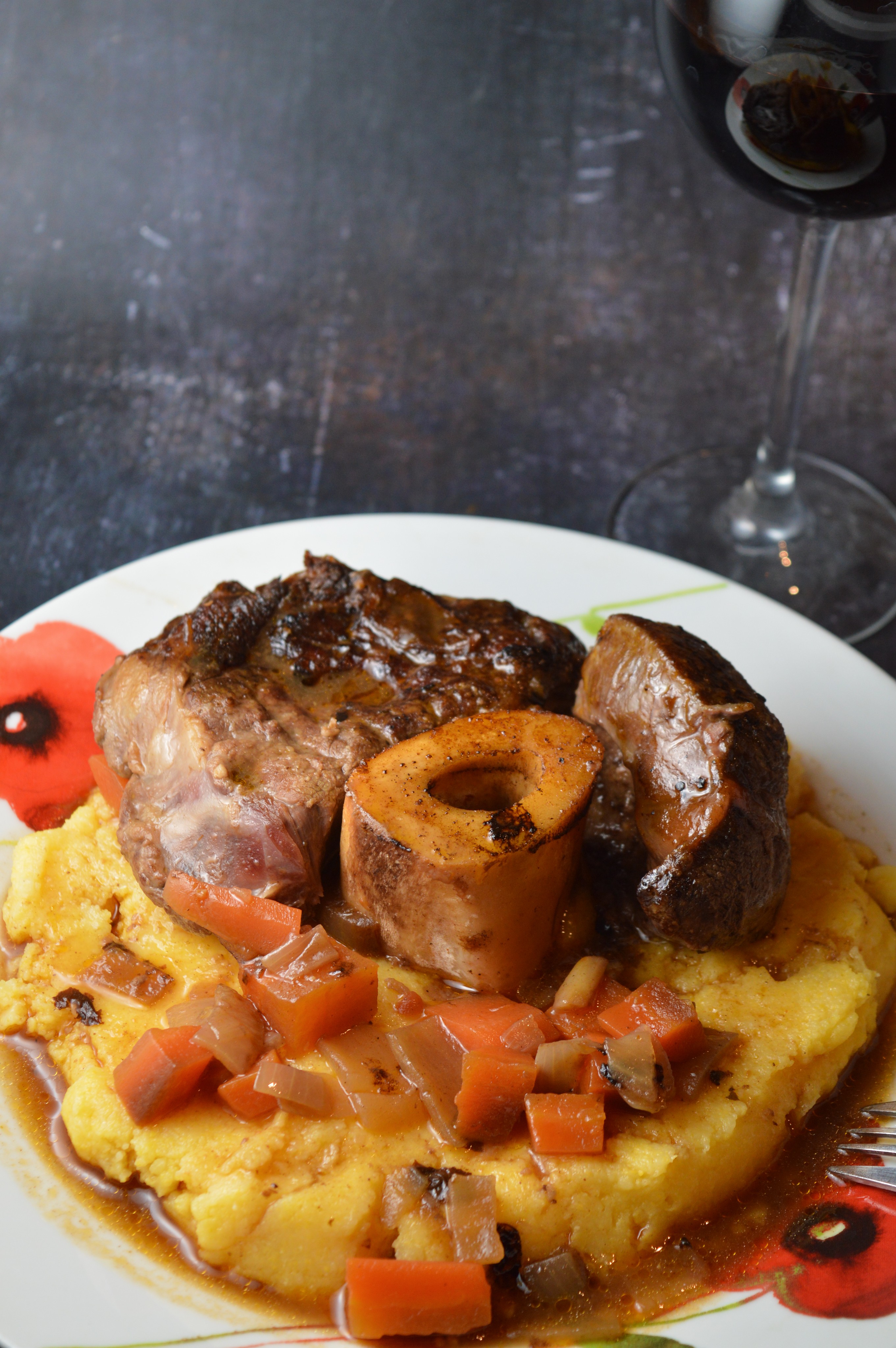 Succulent Osso Buco with Creamy Polenta