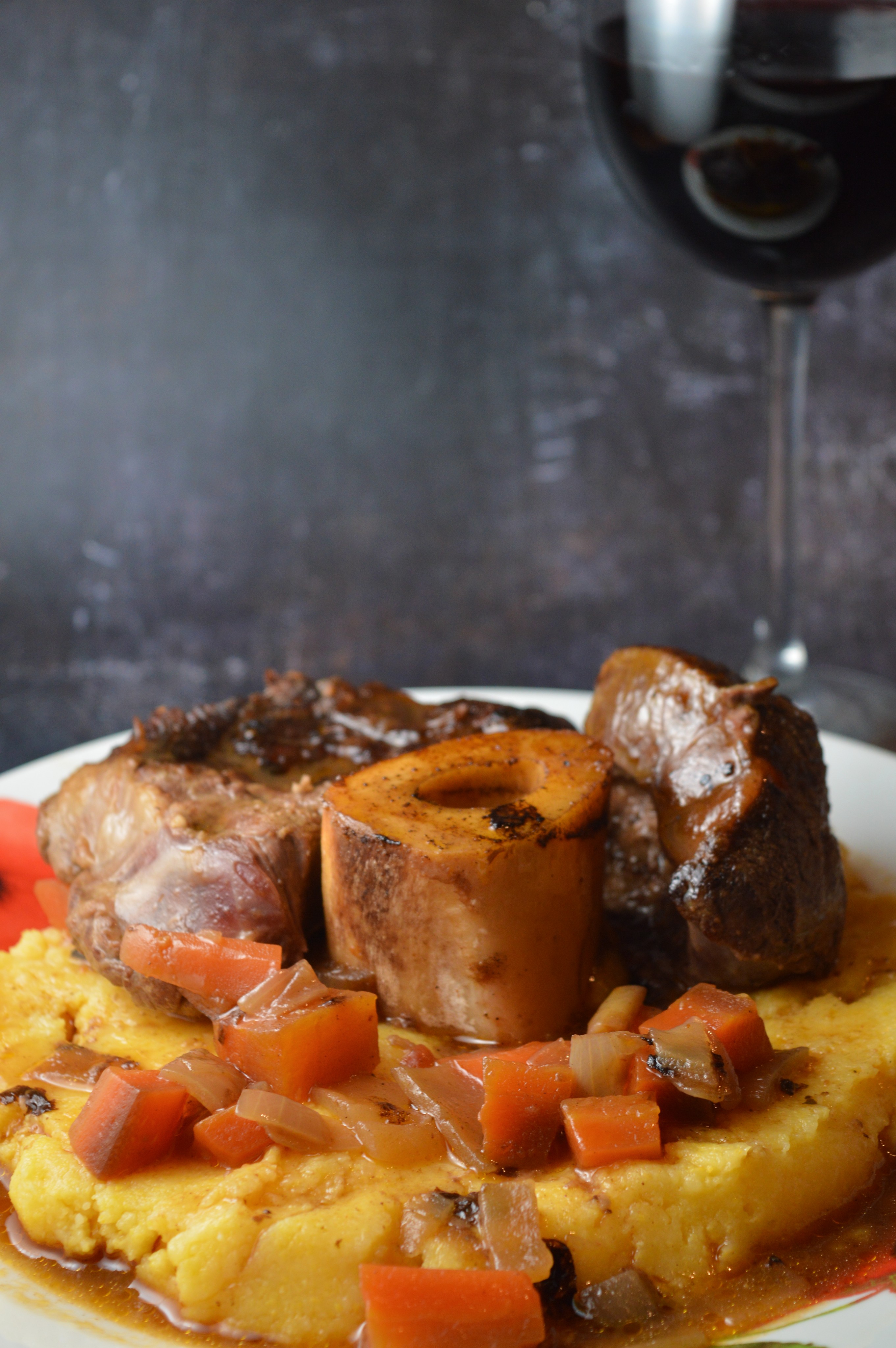 Succulent Osso Buco with Creamy Polenta