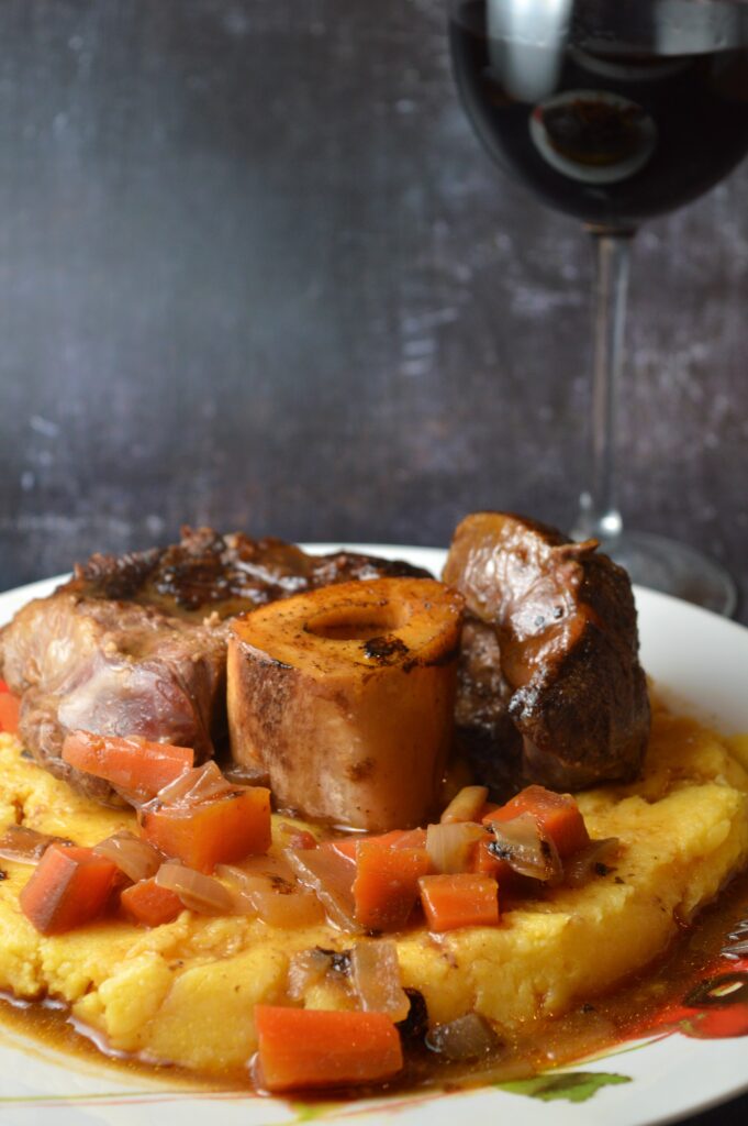 Succulent Osso Buco with Creamy Polenta