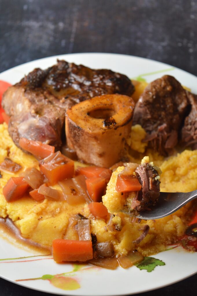 Succulent Osso Buco with Creamy Polenta