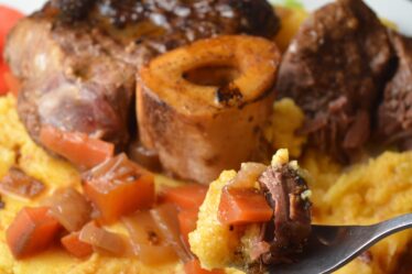 Succulent Osso Buco with Creamy Polenta