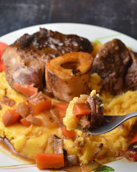 Succulent Osso Buco with Creamy Polenta