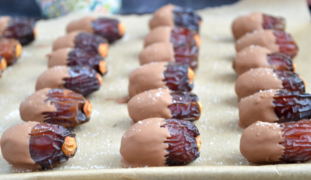 Milk Chocolate Medjool Dates with Sea Salt