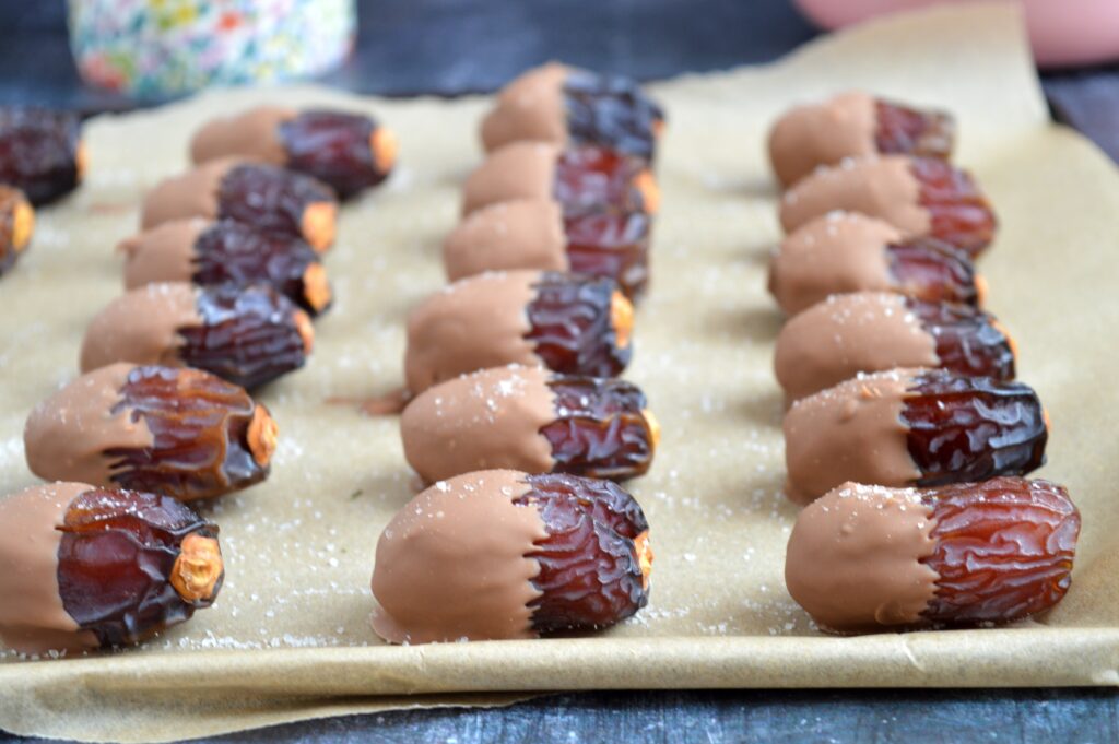 Milk Chocolate Medjool Dates with Sea Salt