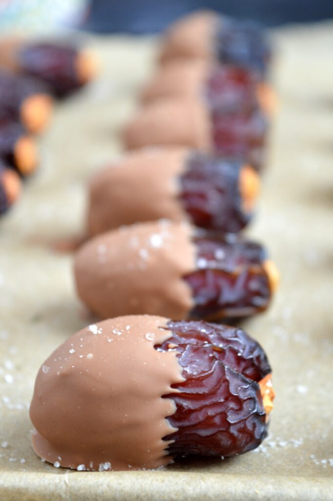 Milk Chocolate Medjool Dates with Milk Chocolate